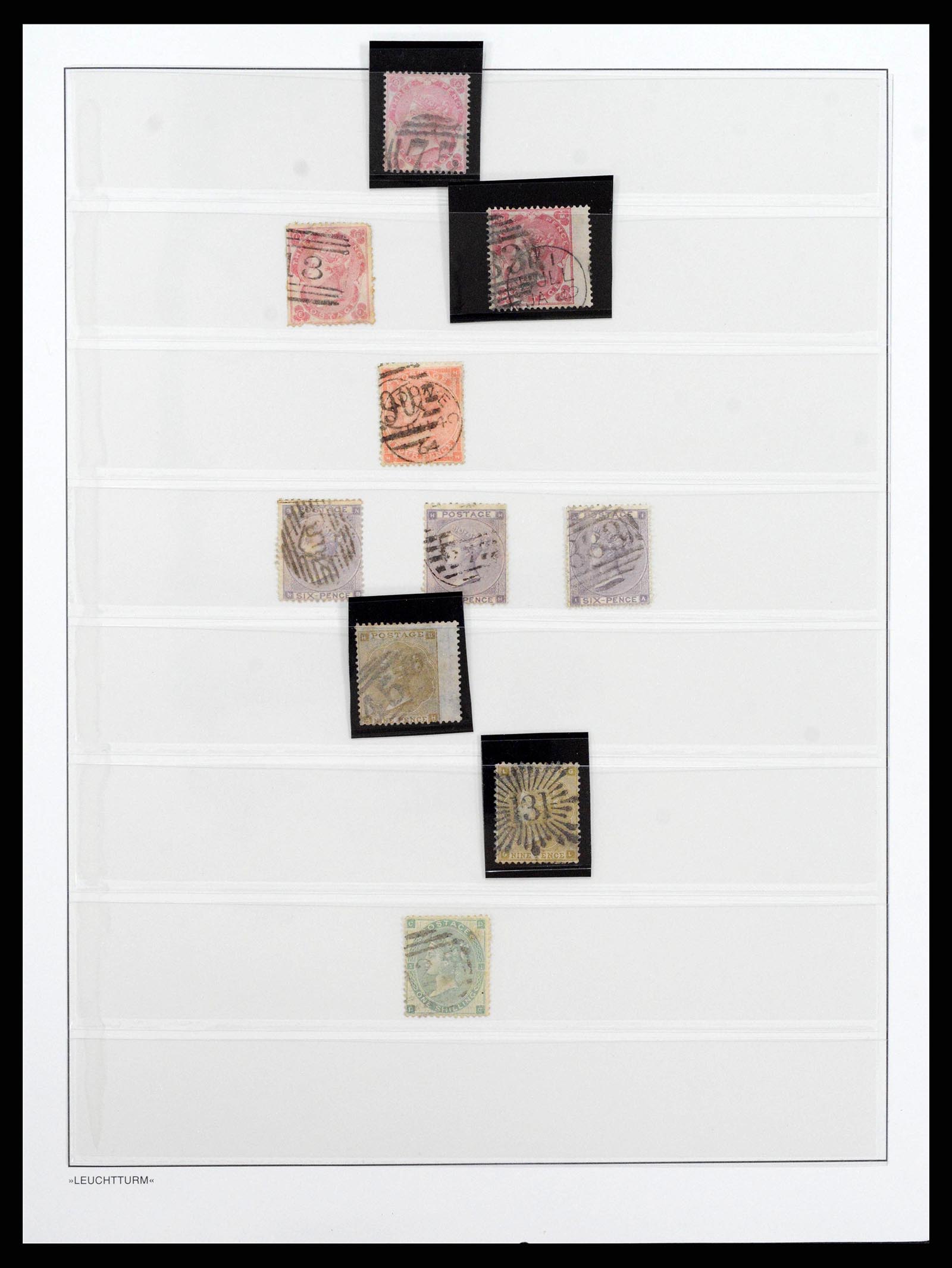 38531 0010 - Postzegelverzameling 38531 Engeland 1840-1930.