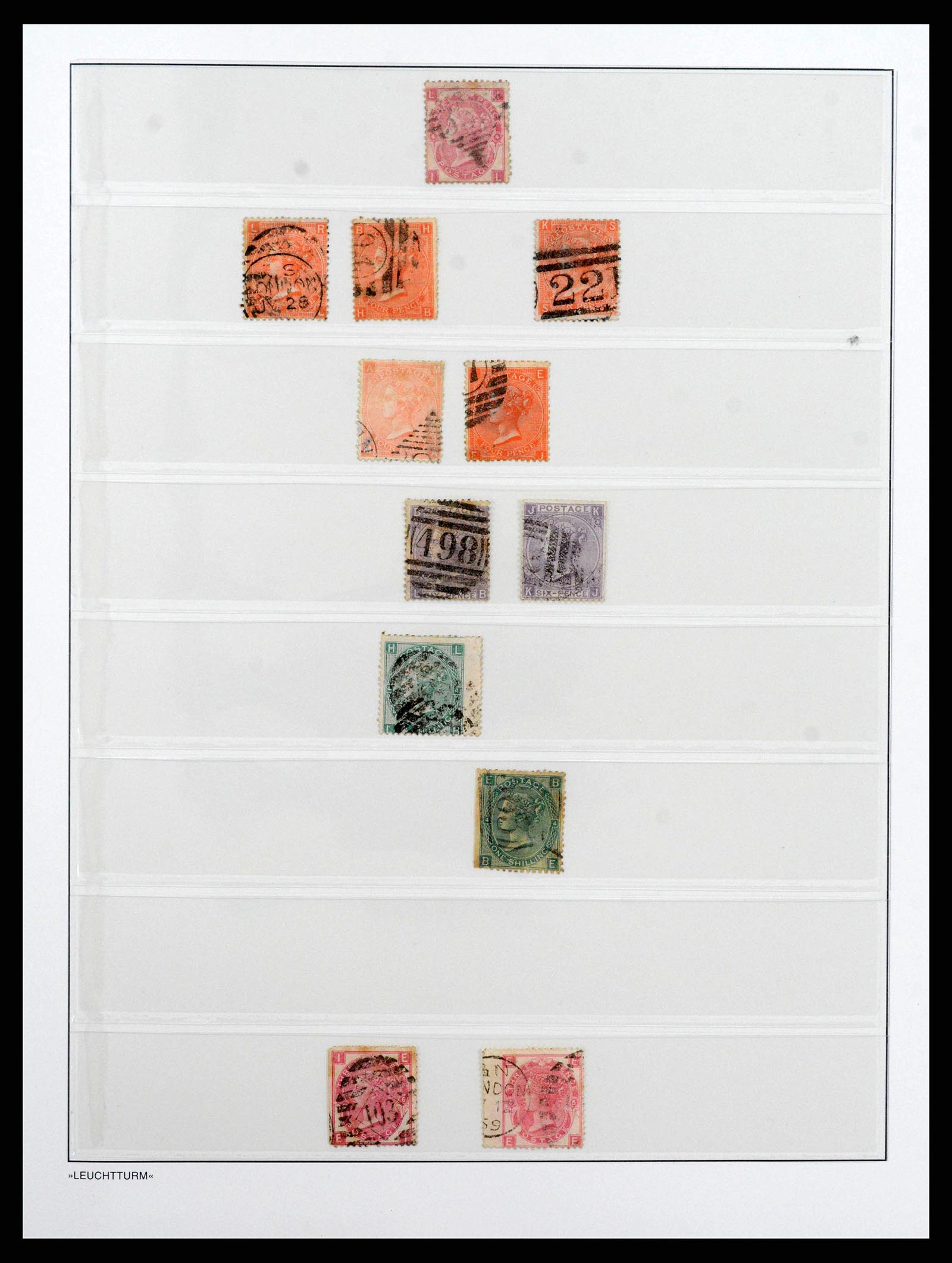 38531 0011 - Postzegelverzameling 38531 Engeland 1840-1930.