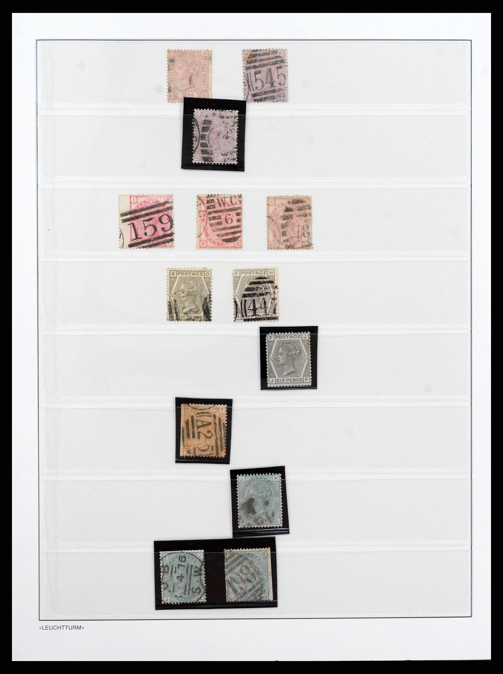 38531 0014 - Postzegelverzameling 38531 Engeland 1840-1930.