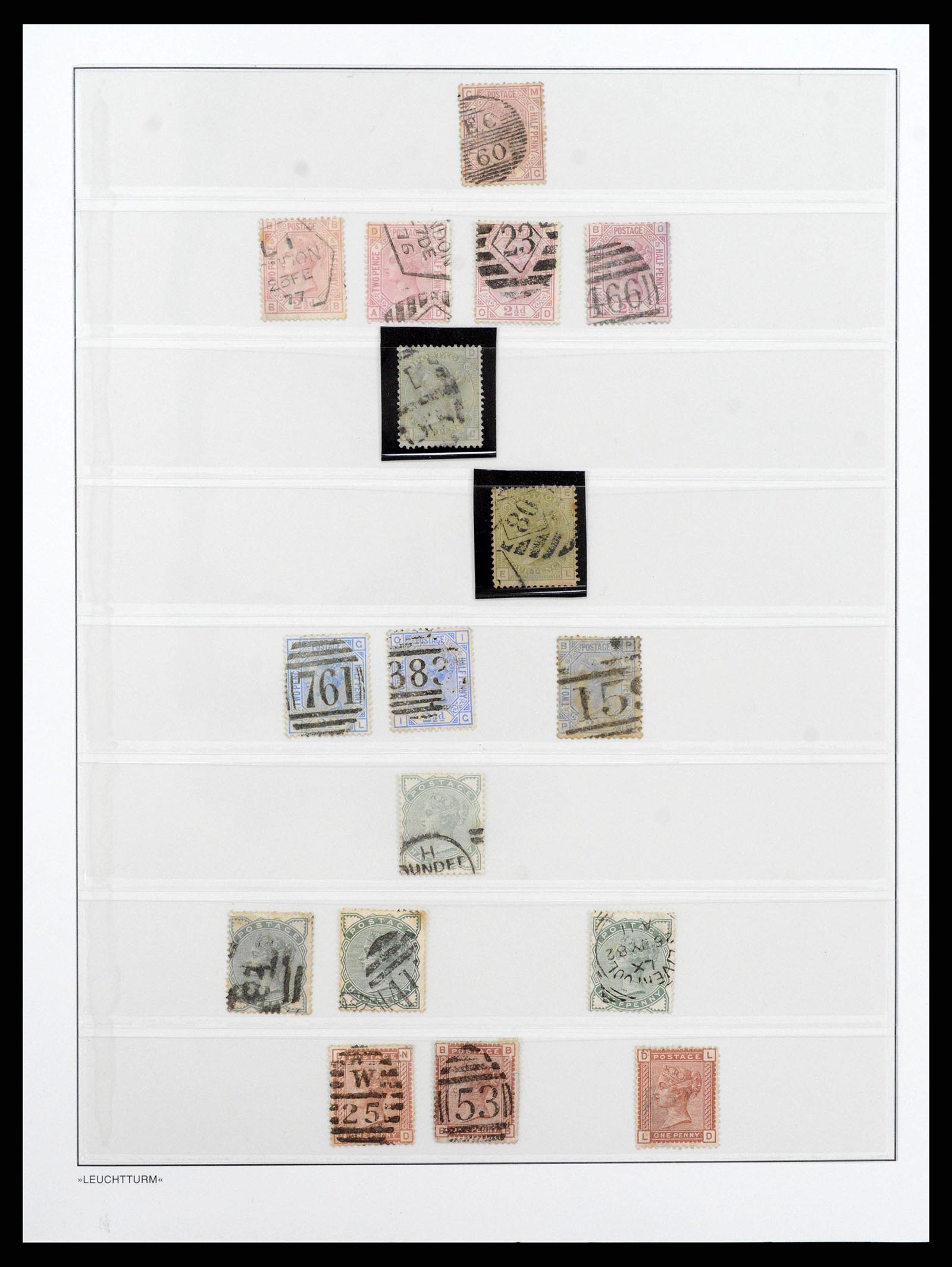 38531 0015 - Postzegelverzameling 38531 Engeland 1840-1930.