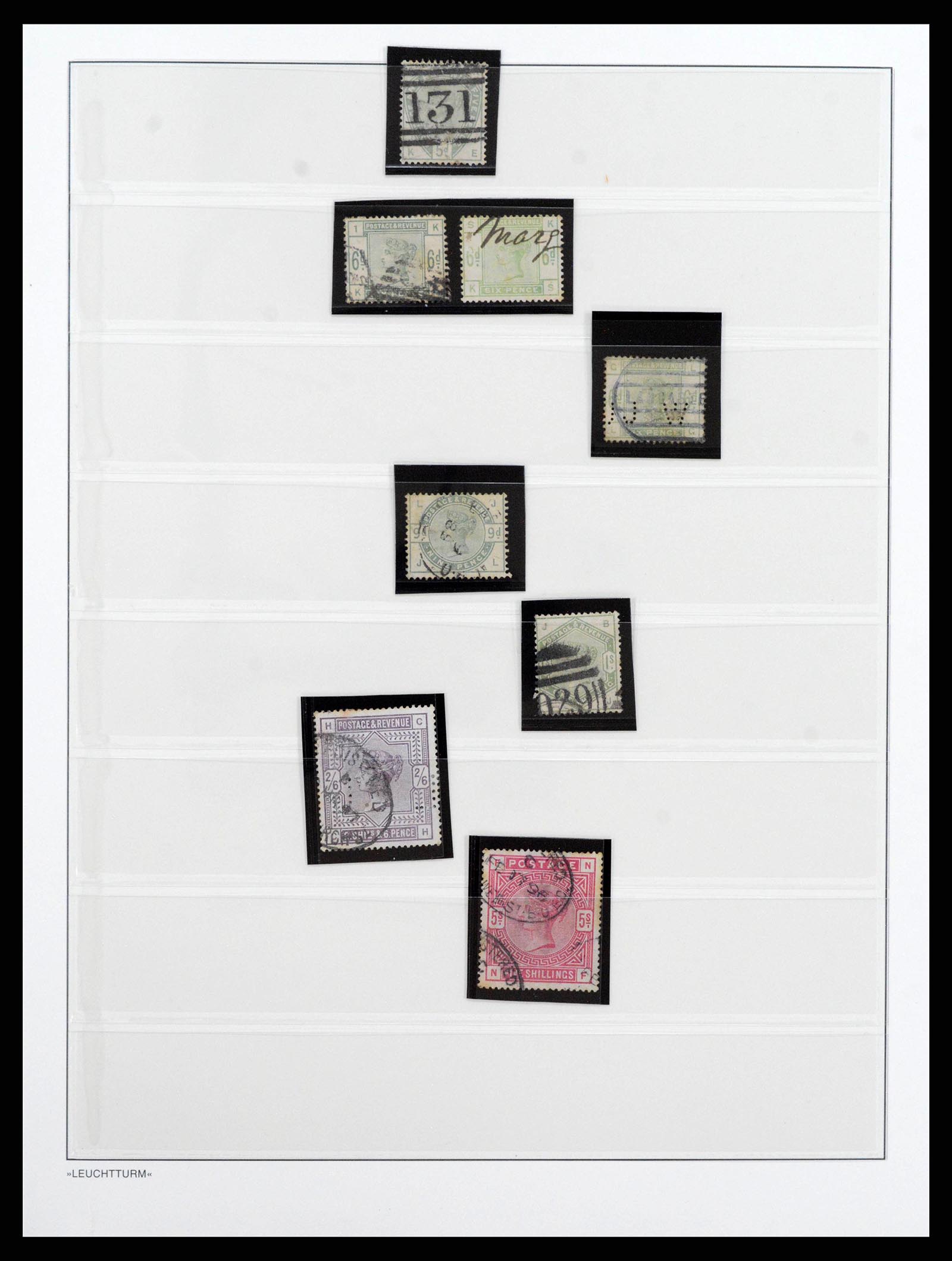 38531 0018 - Postzegelverzameling 38531 Engeland 1840-1930.