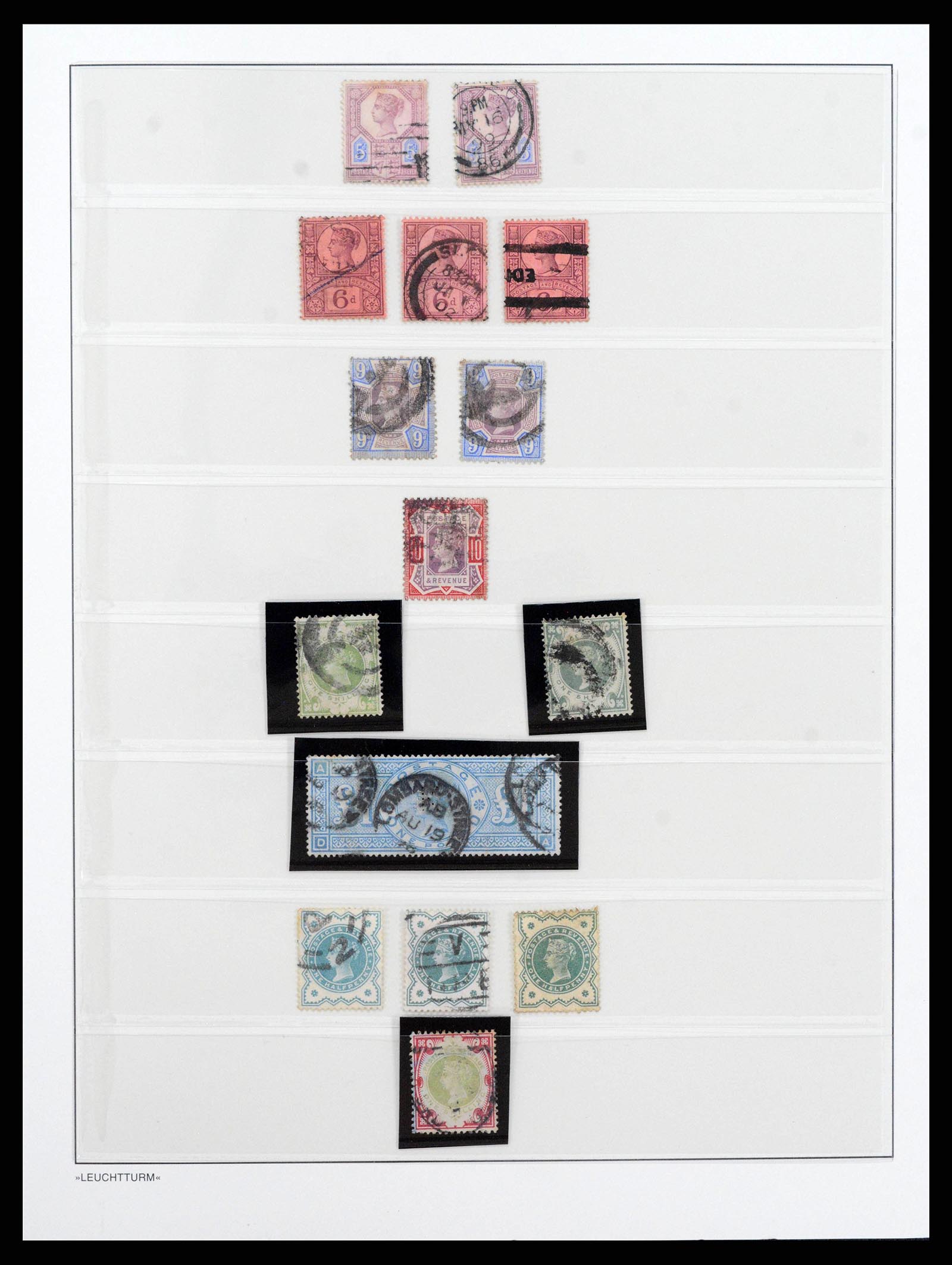 38531 0020 - Postzegelverzameling 38531 Engeland 1840-1930.