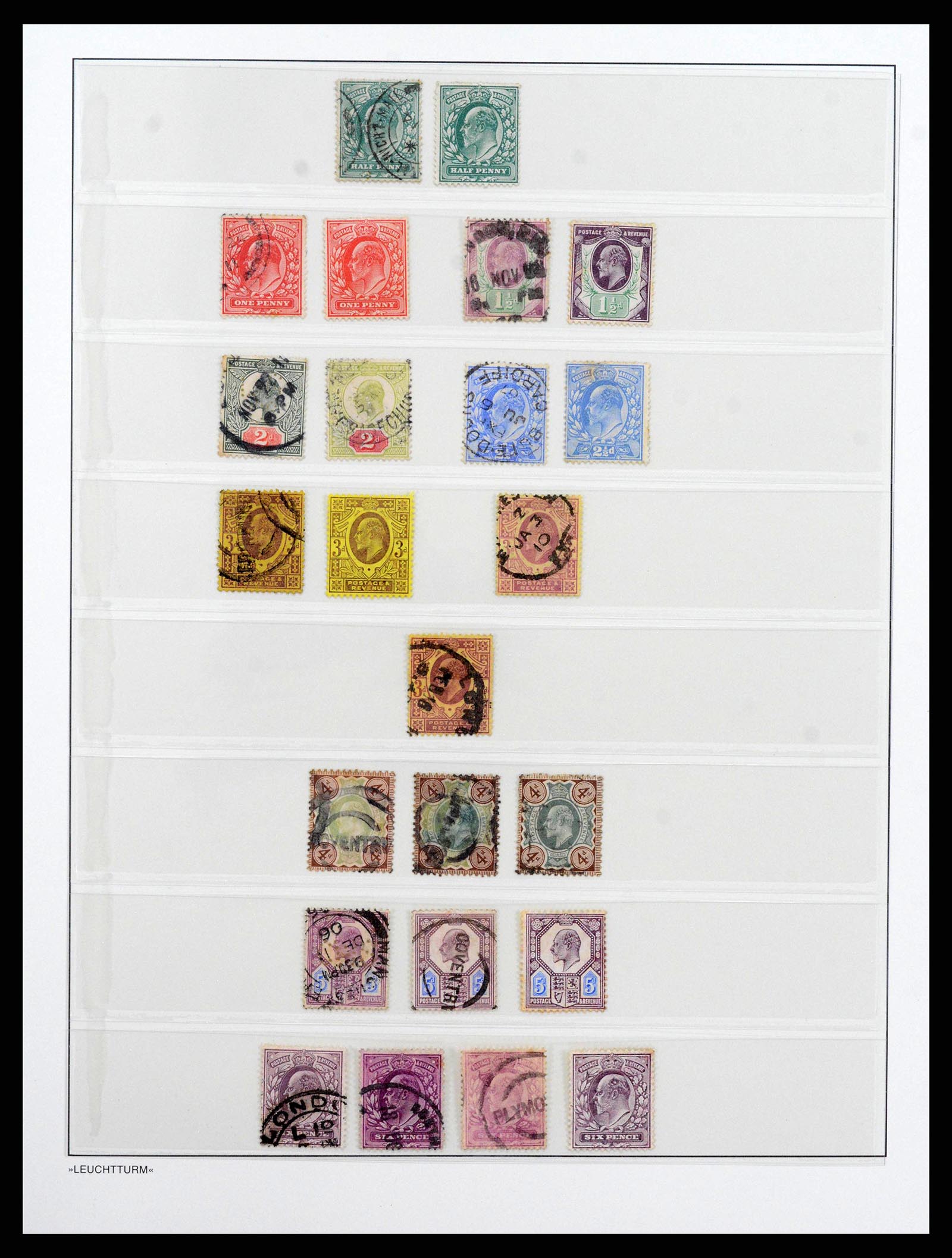 38531 0021 - Postzegelverzameling 38531 Engeland 1840-1930.