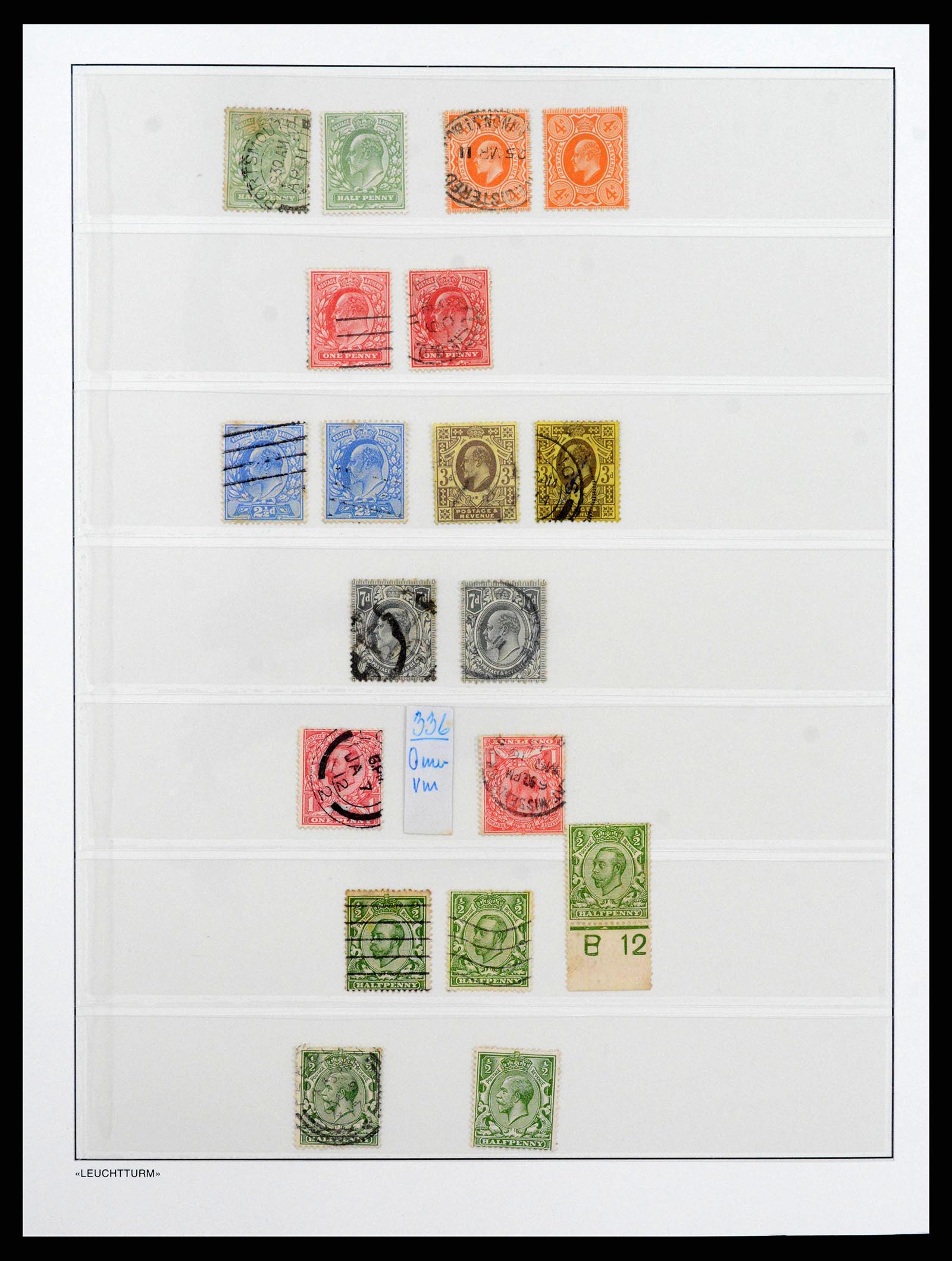 38531 0023 - Postzegelverzameling 38531 Engeland 1840-1930.