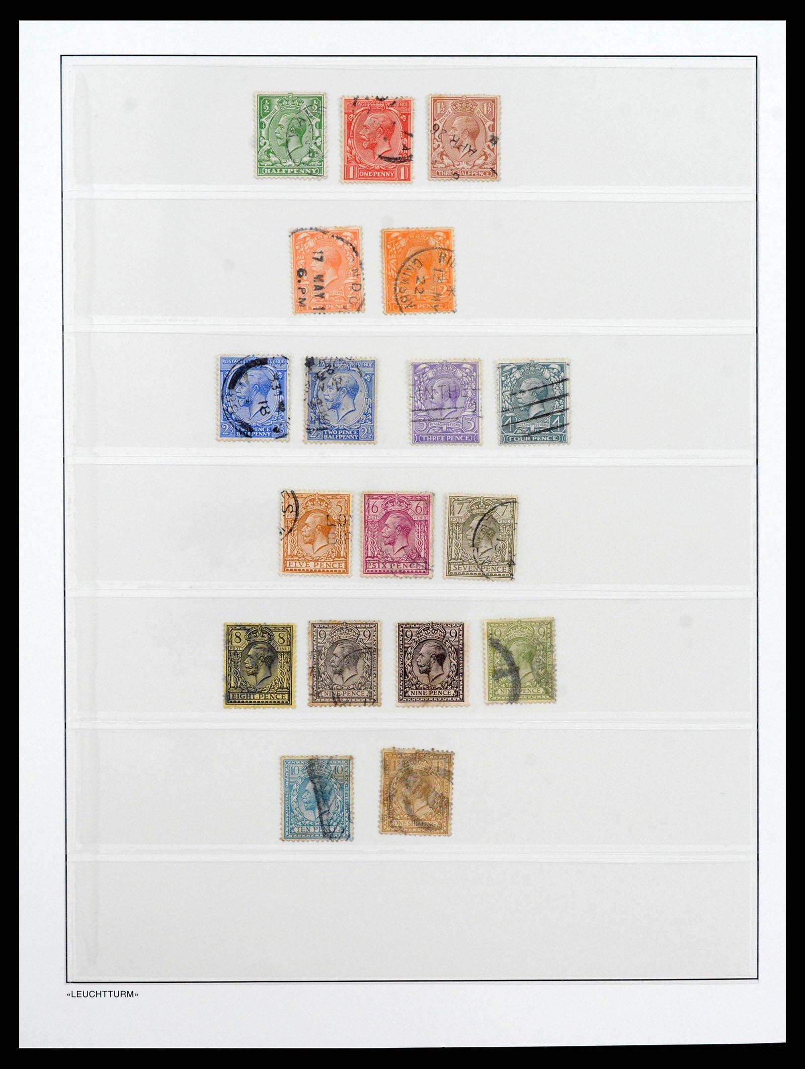 38531 0024 - Postzegelverzameling 38531 Engeland 1840-1930.
