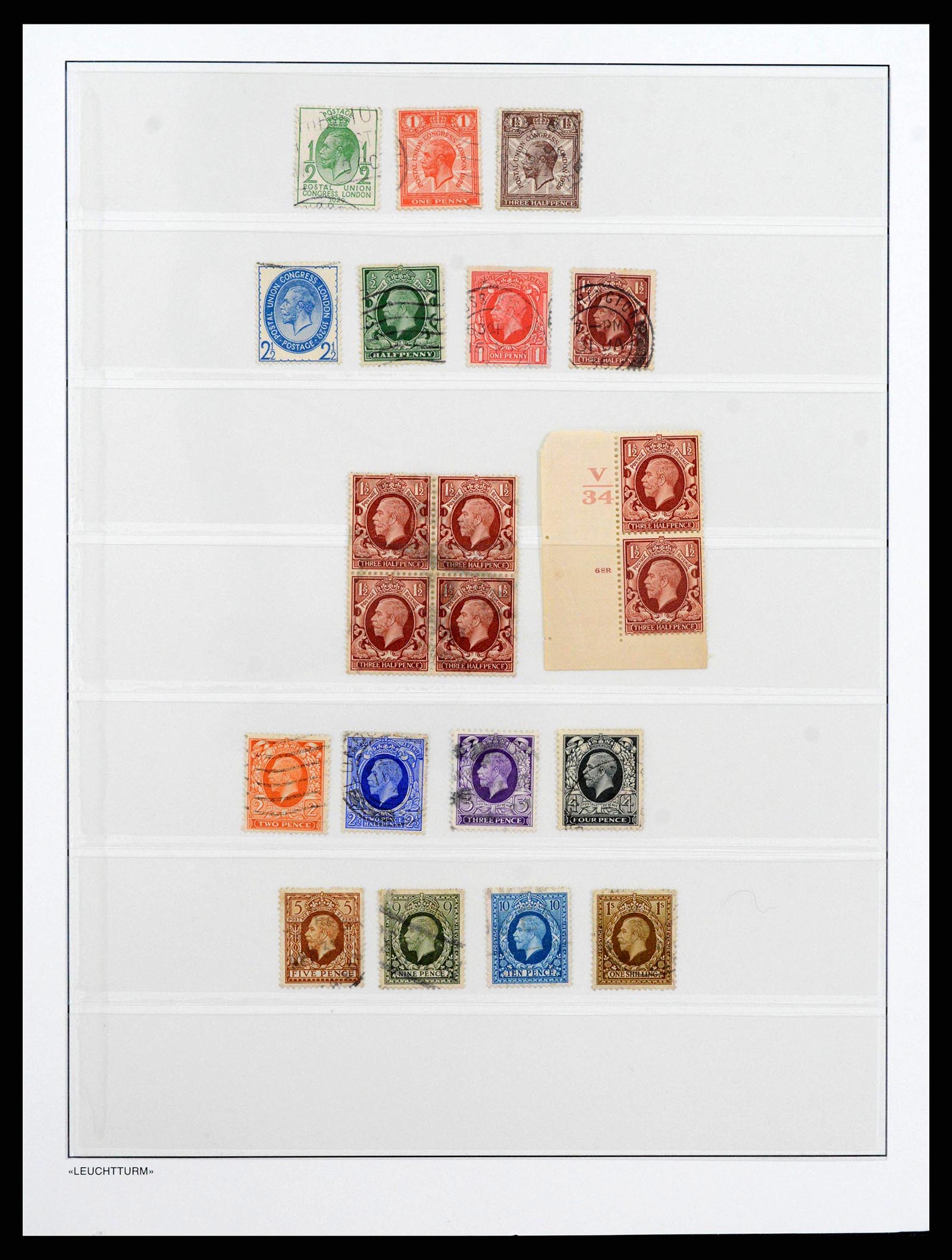 38531 0027 - Postzegelverzameling 38531 Engeland 1840-1930.