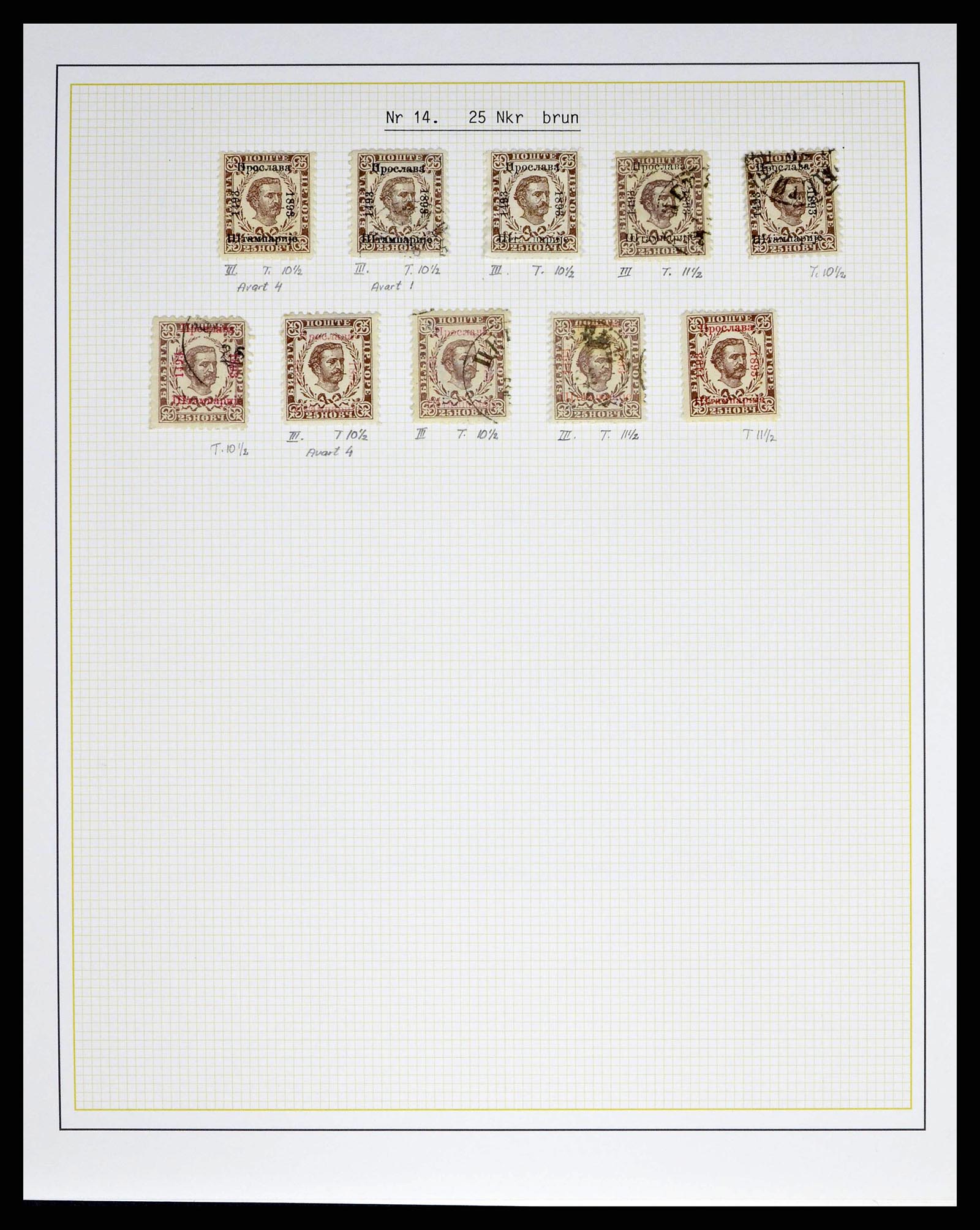 38534 0017 - Postzegelverzameling 38534 Montenegro 1874-1944.