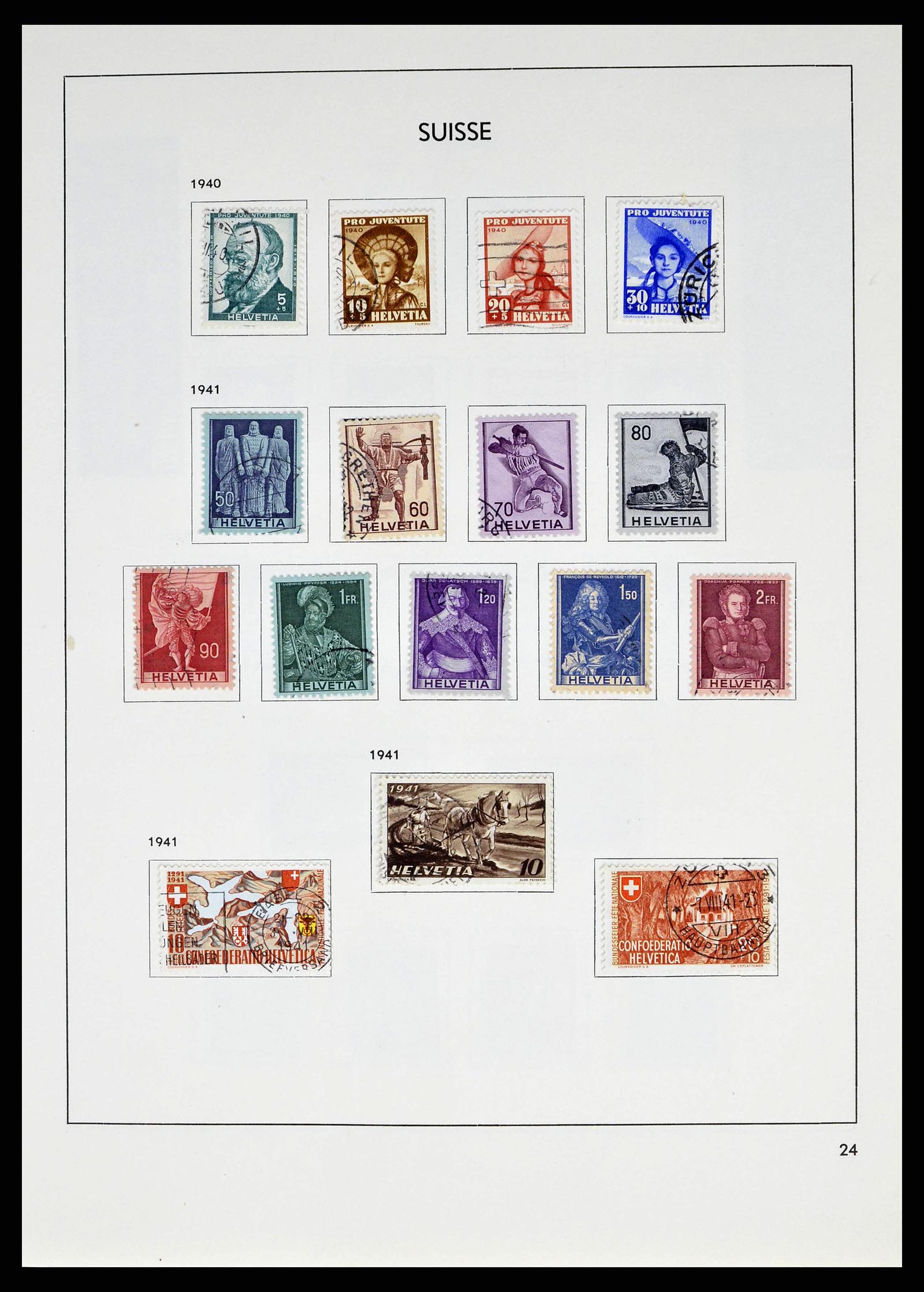 38537 0024 - Stamp collection 38537 Switzerland 1850-1962.