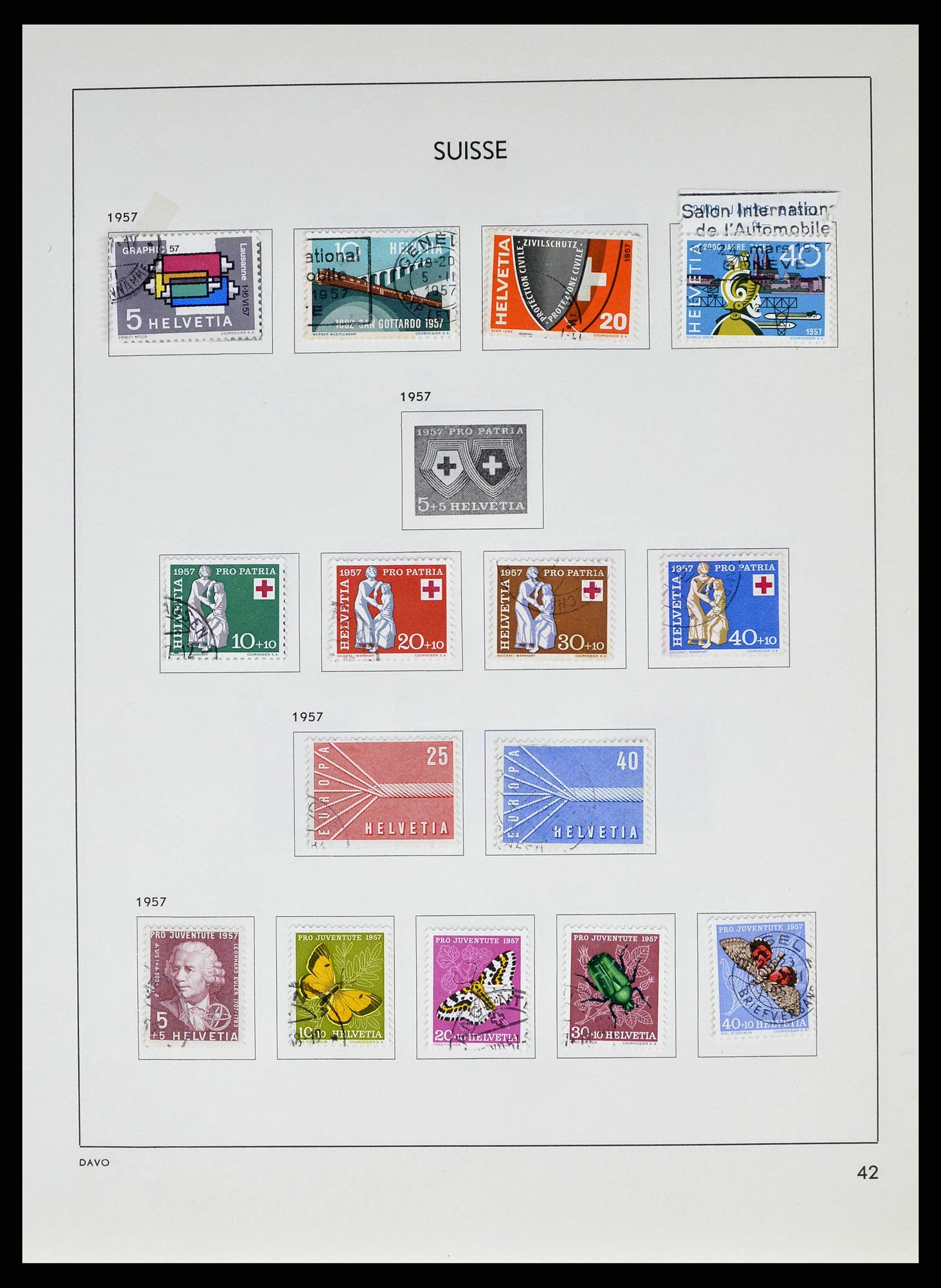 38537 0042 - Stamp collection 38537 Switzerland 1850-1962.