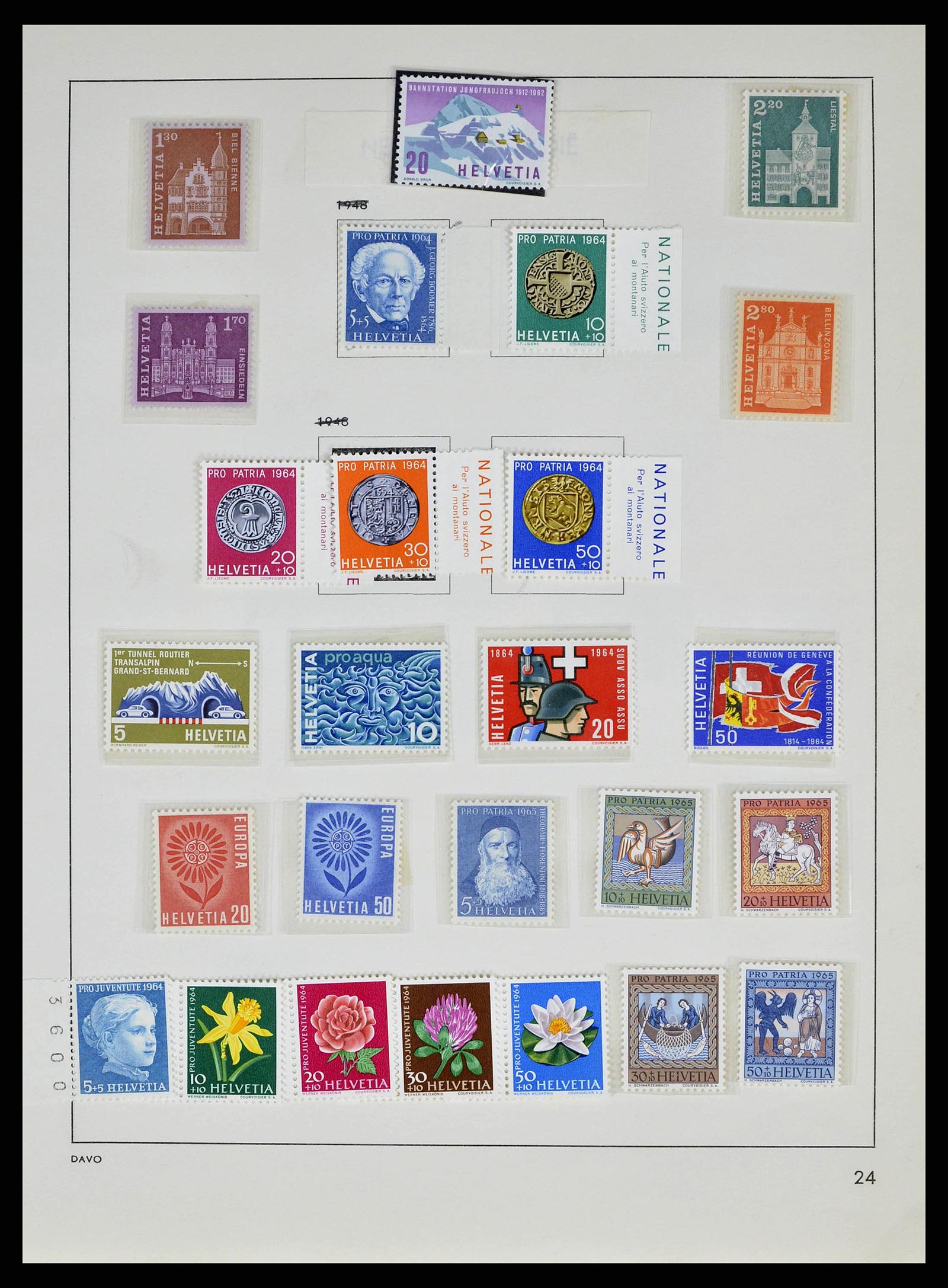 38537 0049 - Stamp collection 38537 Switzerland 1850-1962.