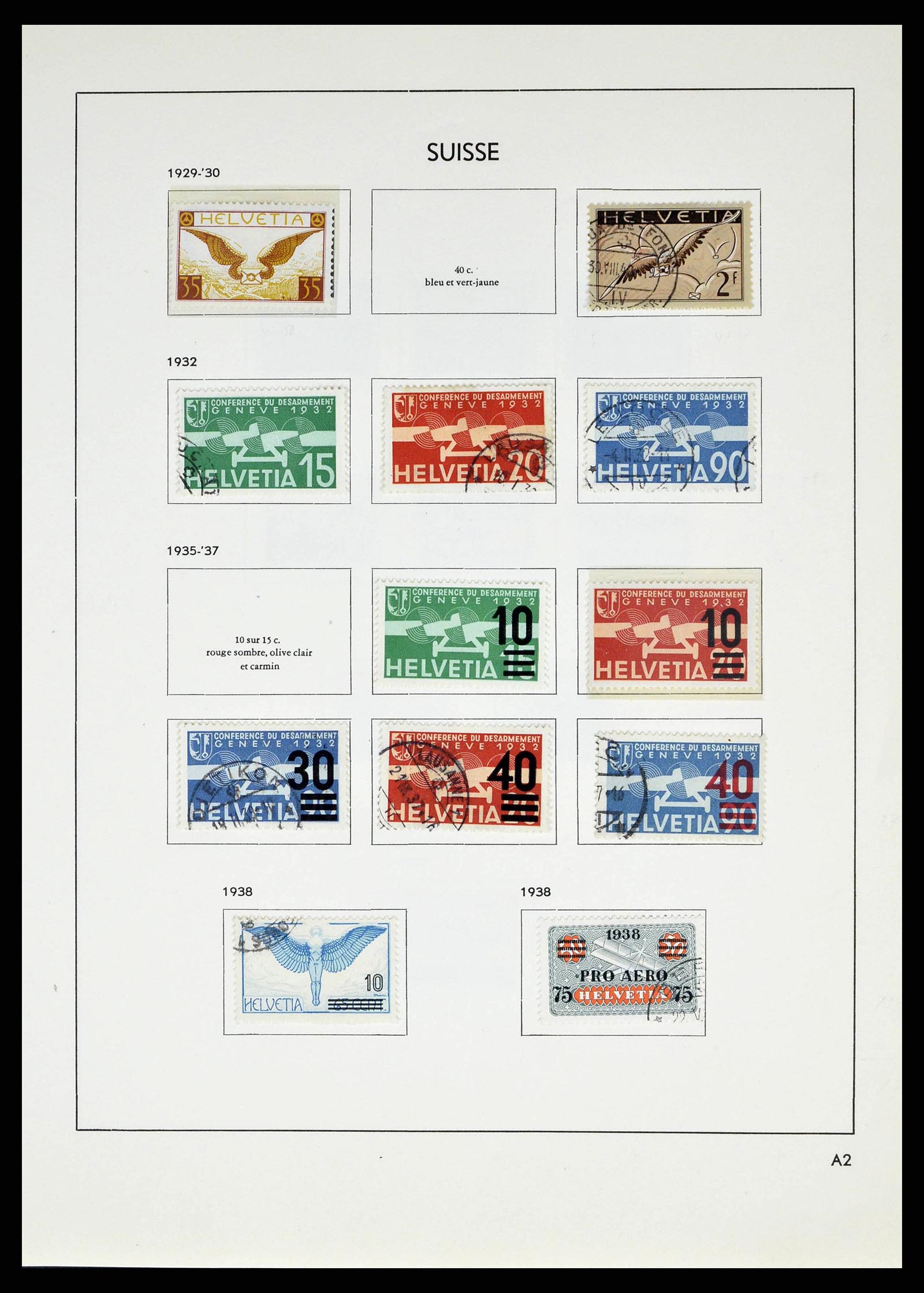 38537 0052 - Stamp collection 38537 Switzerland 1850-1962.