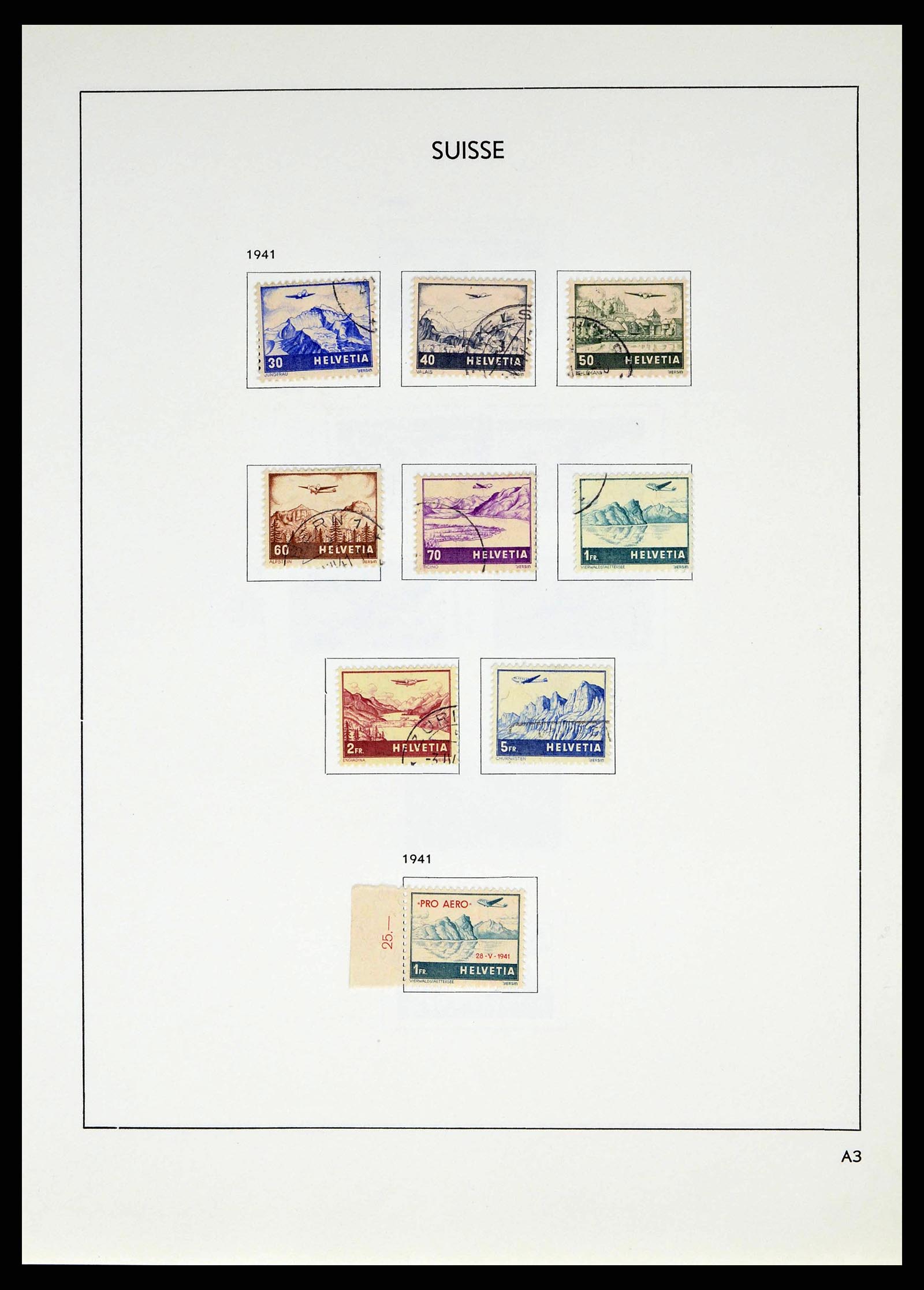 38537 0053 - Stamp collection 38537 Switzerland 1850-1962.