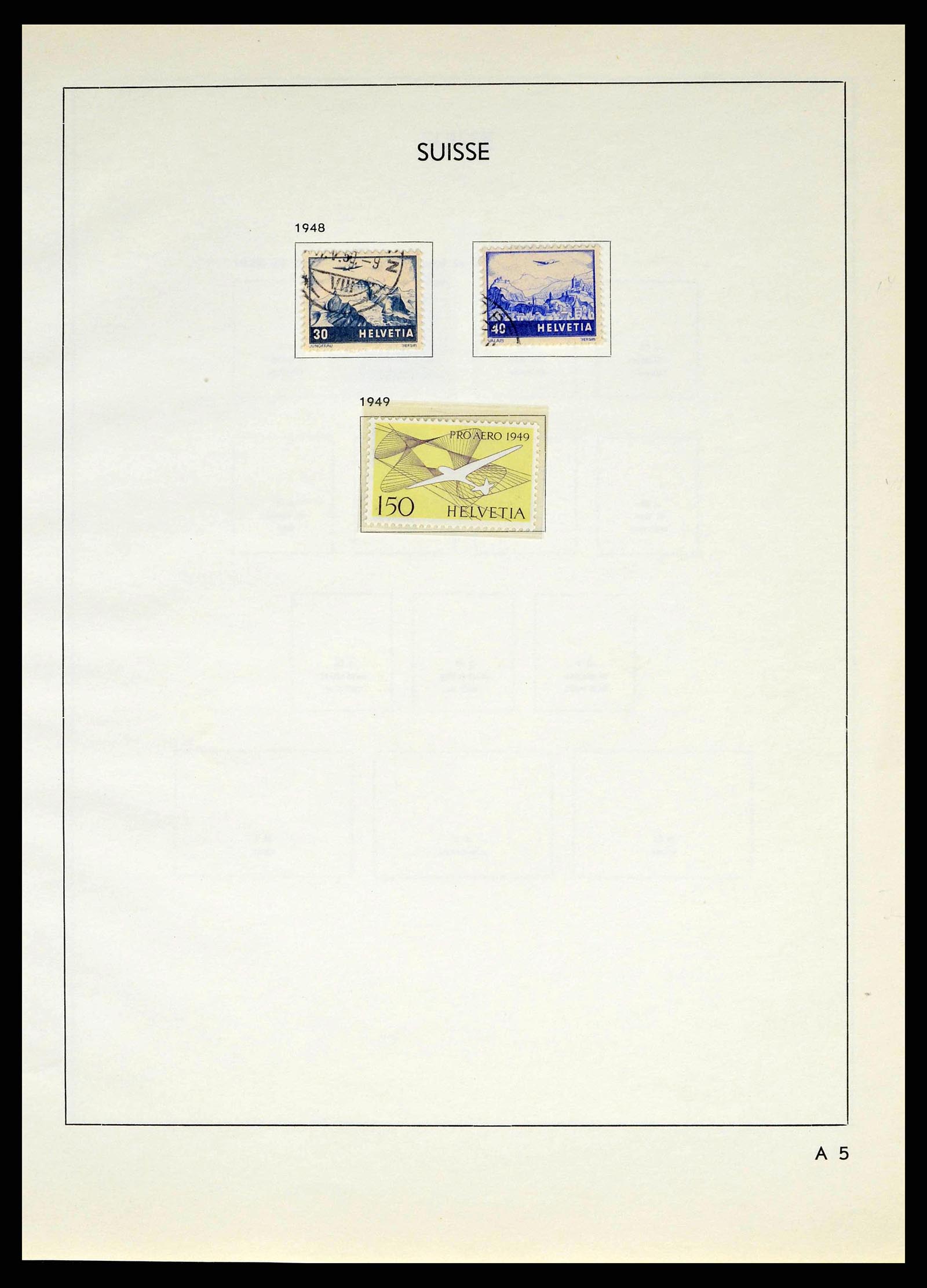 38537 0055 - Stamp collection 38537 Switzerland 1850-1962.