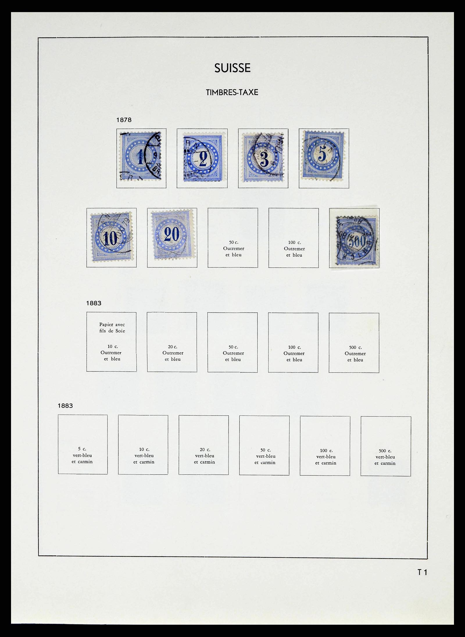 38537 0067 - Stamp collection 38537 Switzerland 1850-1962.