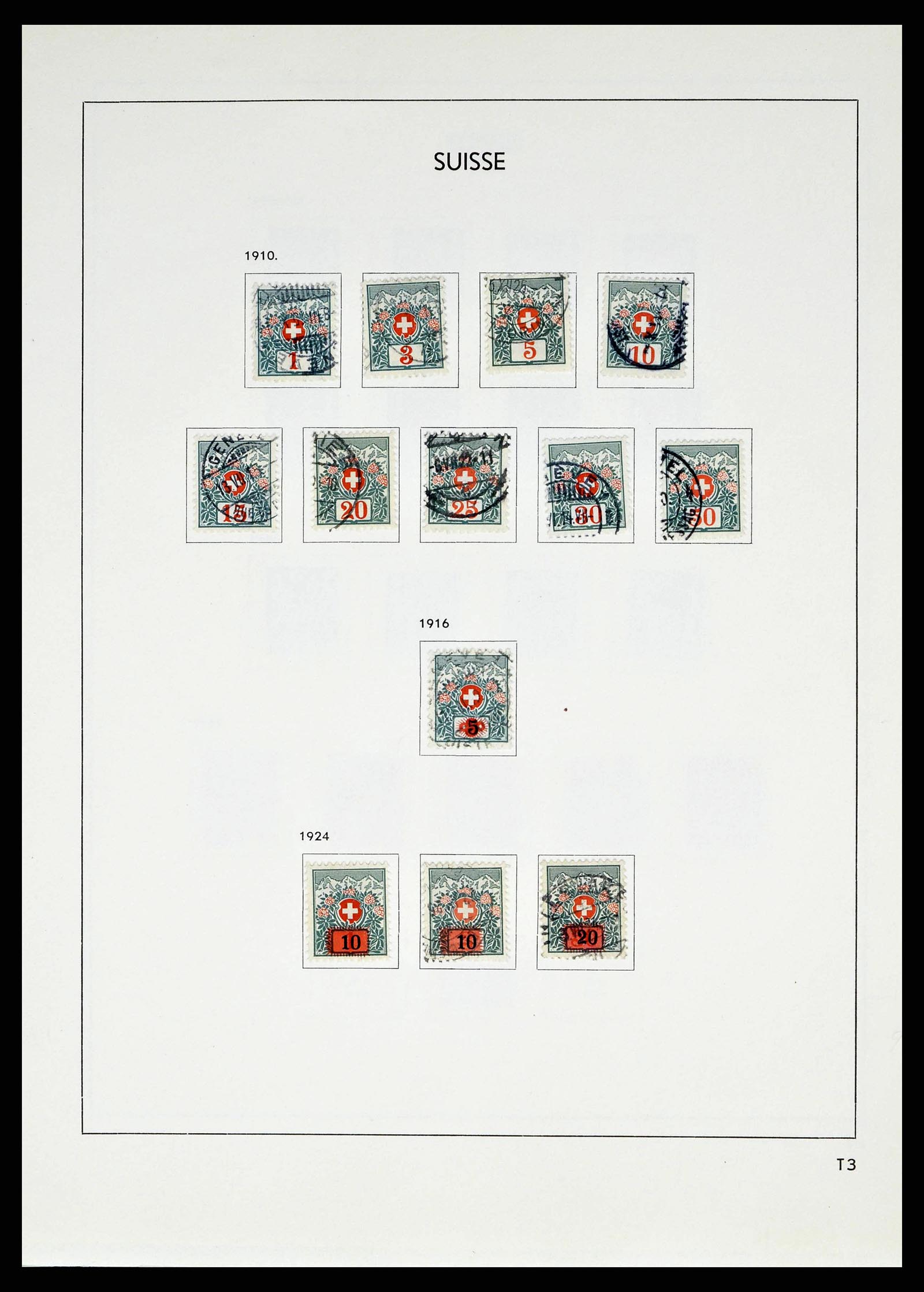 38537 0069 - Stamp collection 38537 Switzerland 1850-1962.