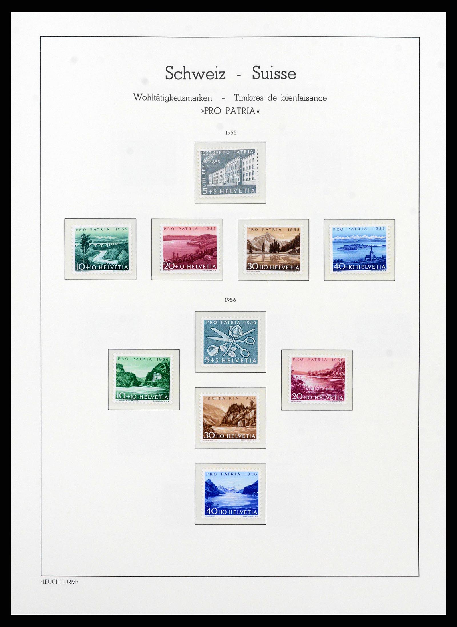 38538 0057 - Stamp collection 38538 Switzerland 1881-1969.