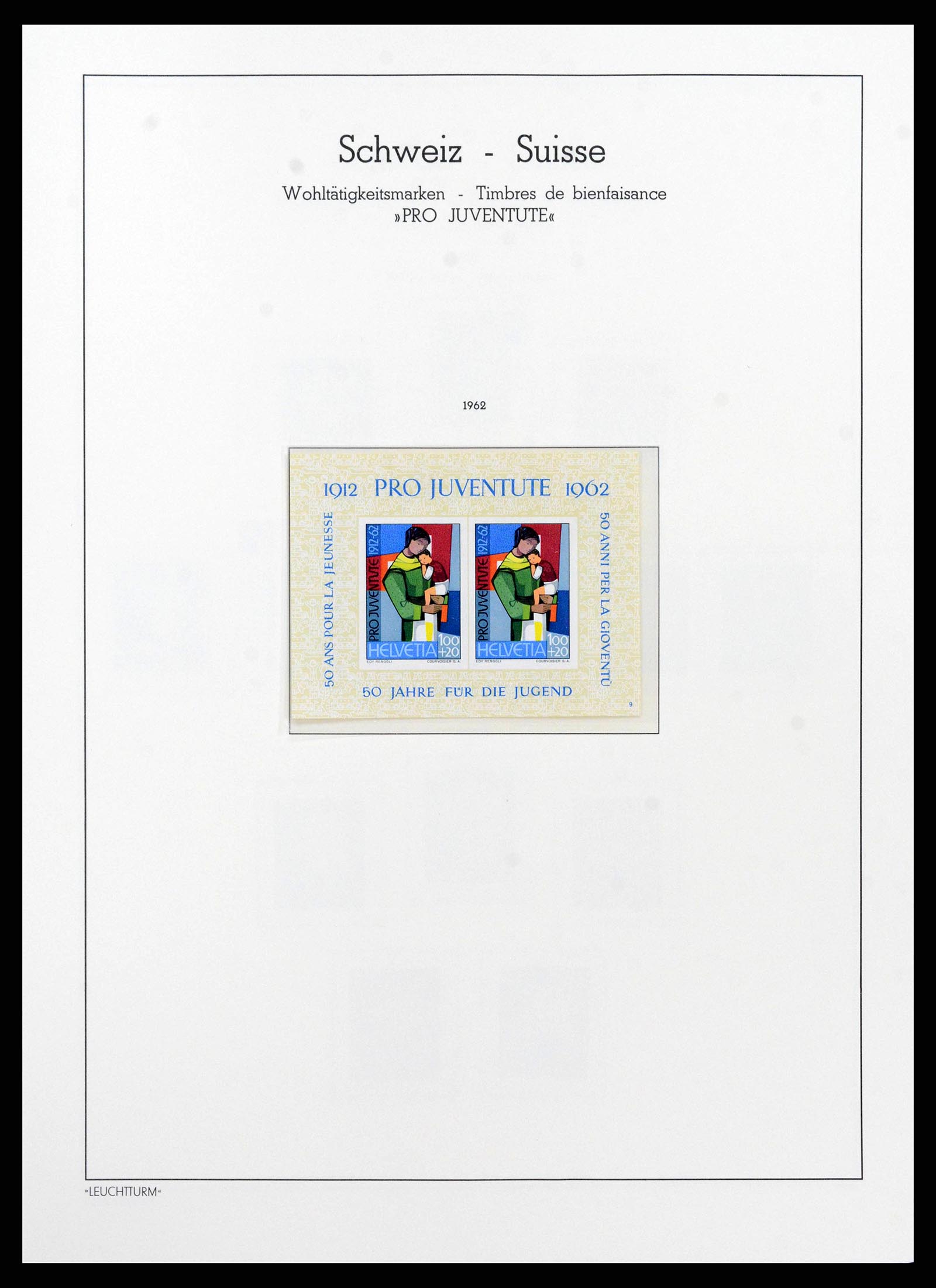 38538 0081 - Postzegelverzameling 38538 Zwitserland 1881-1969.