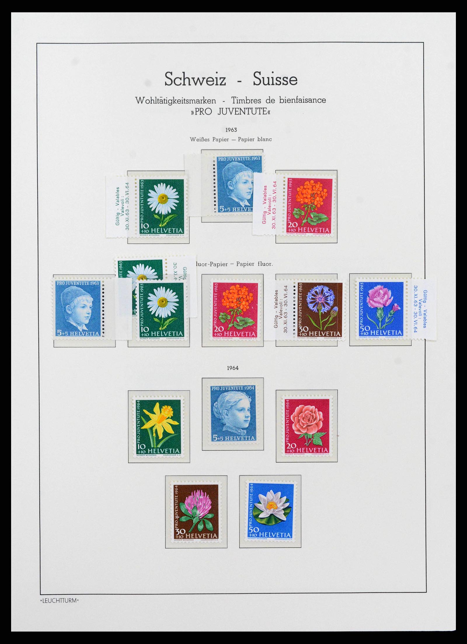 38538 0082 - Postzegelverzameling 38538 Zwitserland 1881-1969.
