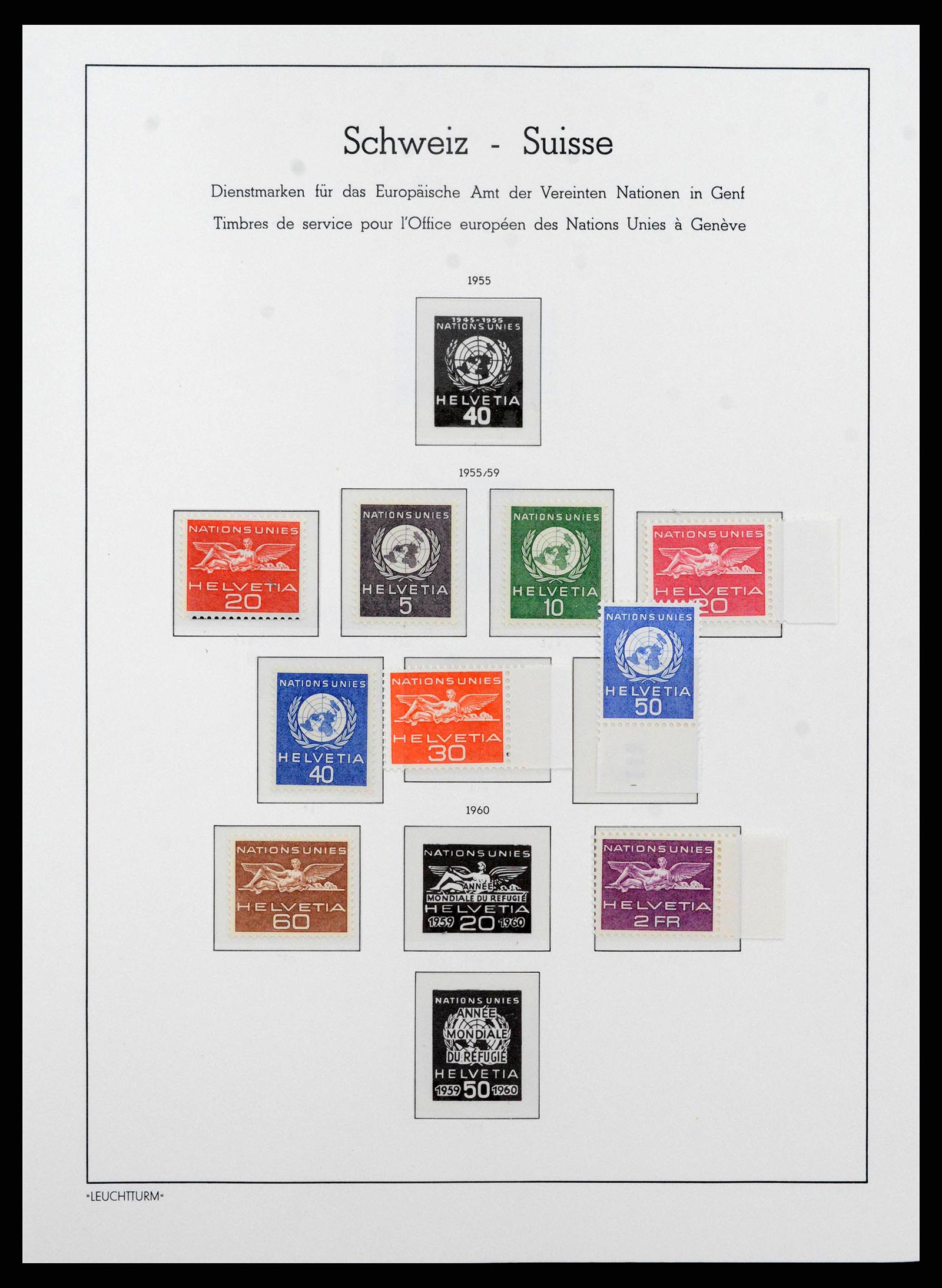 38538 0086 - Postzegelverzameling 38538 Zwitserland 1881-1969.