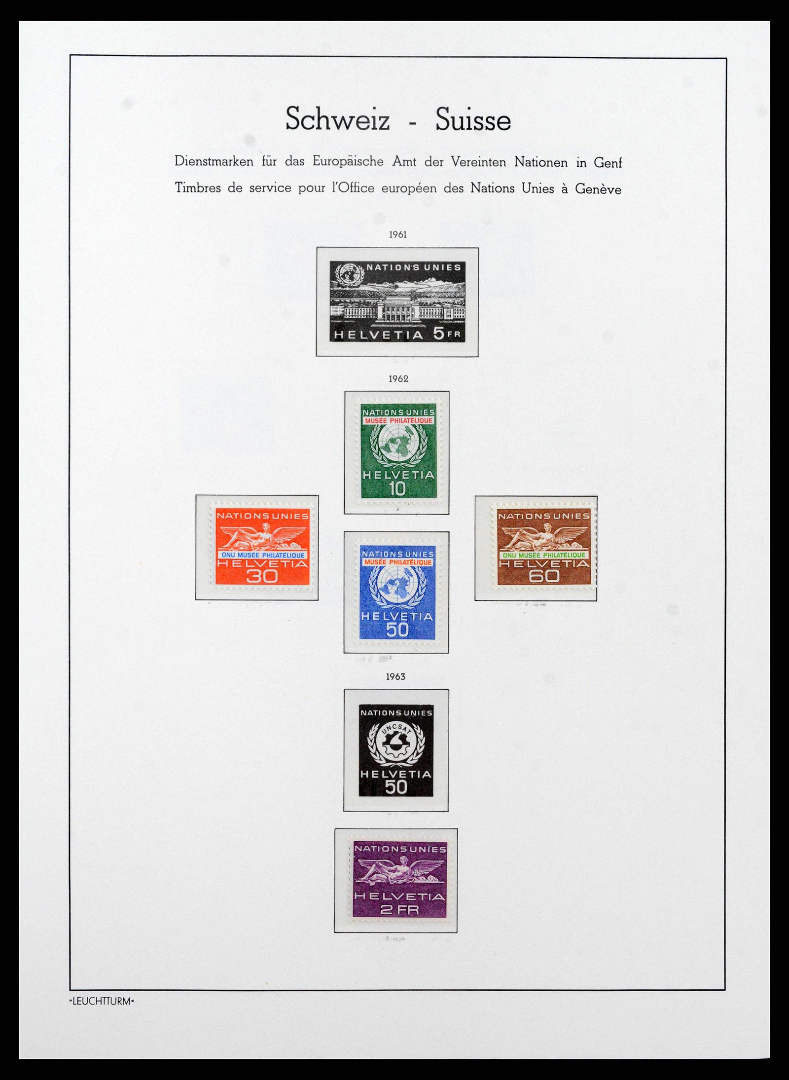 38538 0087 - Stamp collection 38538 Switzerland 1881-1969.