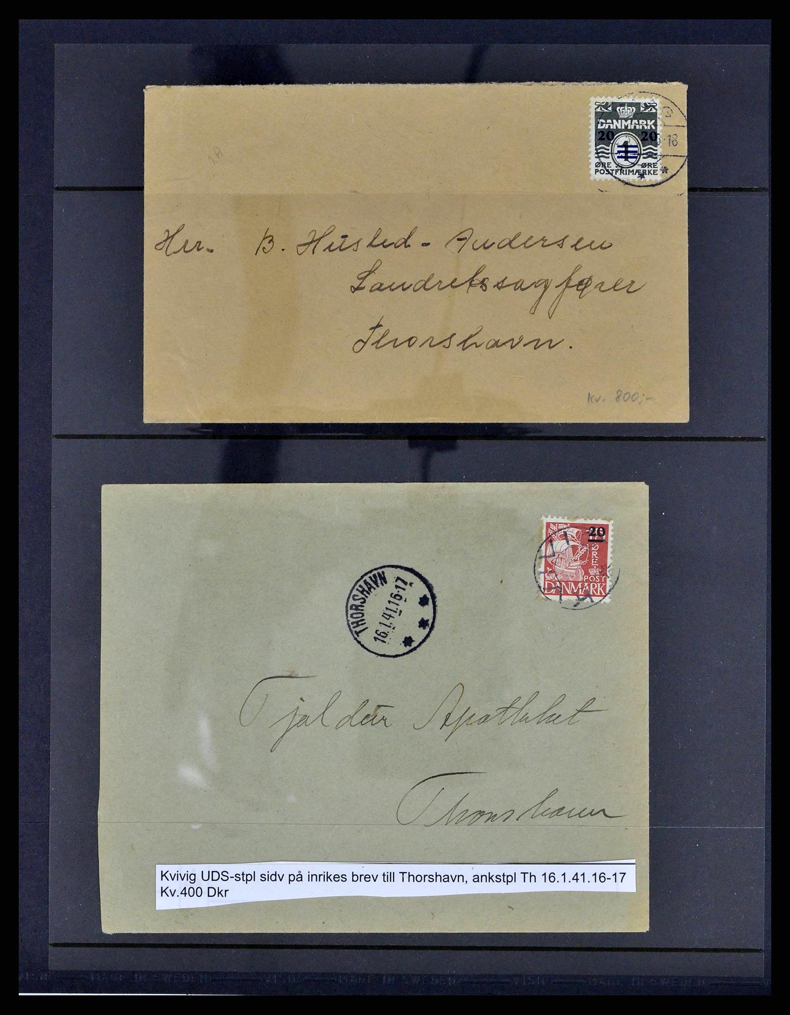 38539 0002 - Postzegelverzameling 38539 Faeroer 1923-1994.
