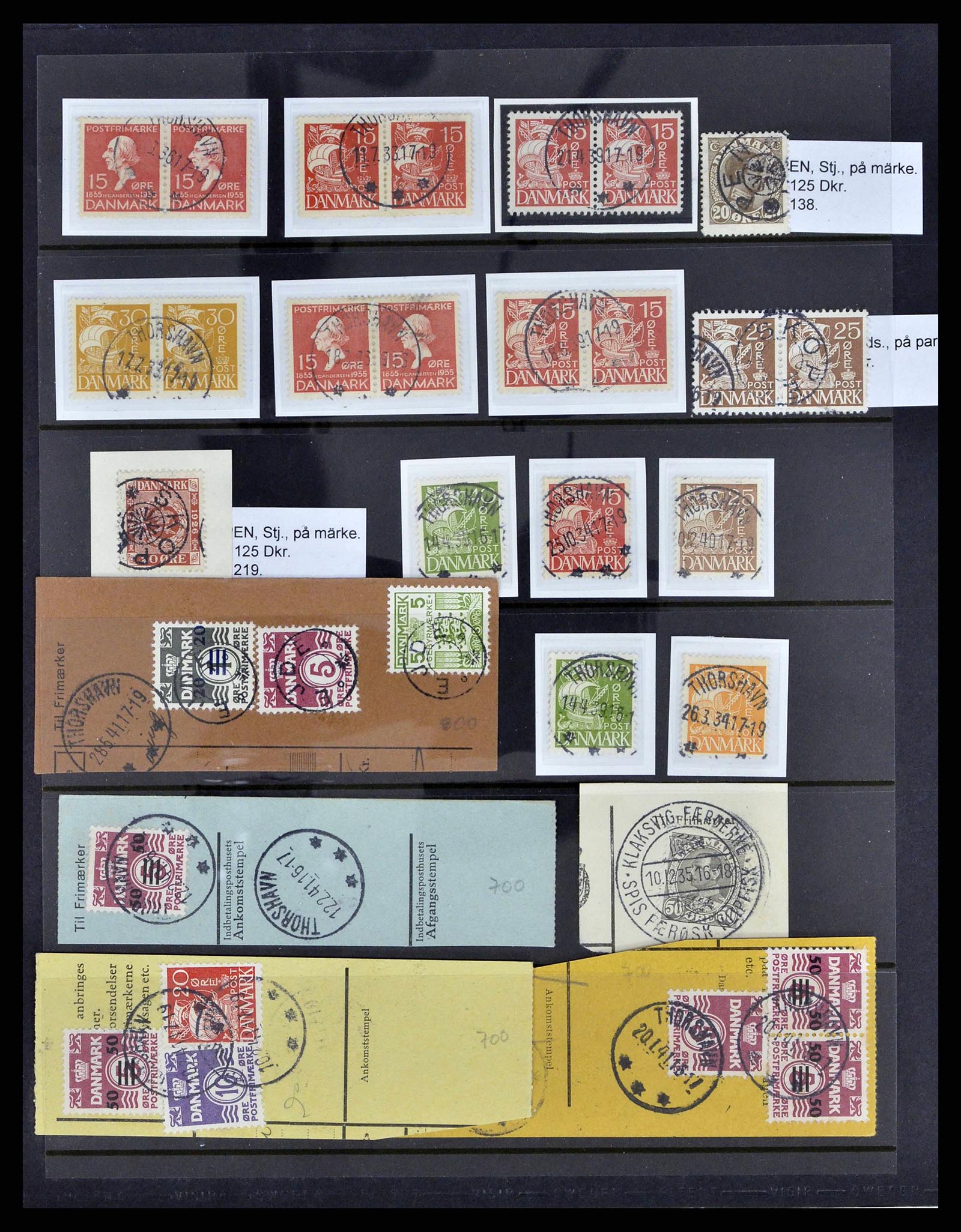 38539 0005 - Postzegelverzameling 38539 Faeroer 1923-1994.