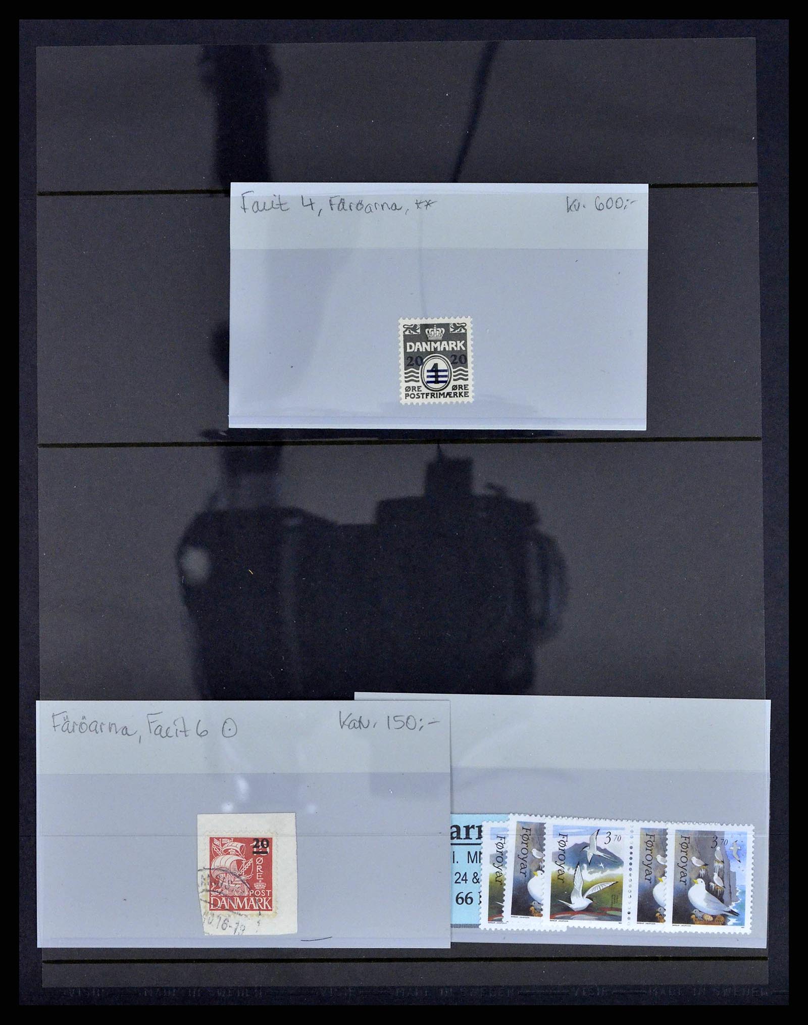 38539 0007 - Postzegelverzameling 38539 Faeroer 1923-1994.