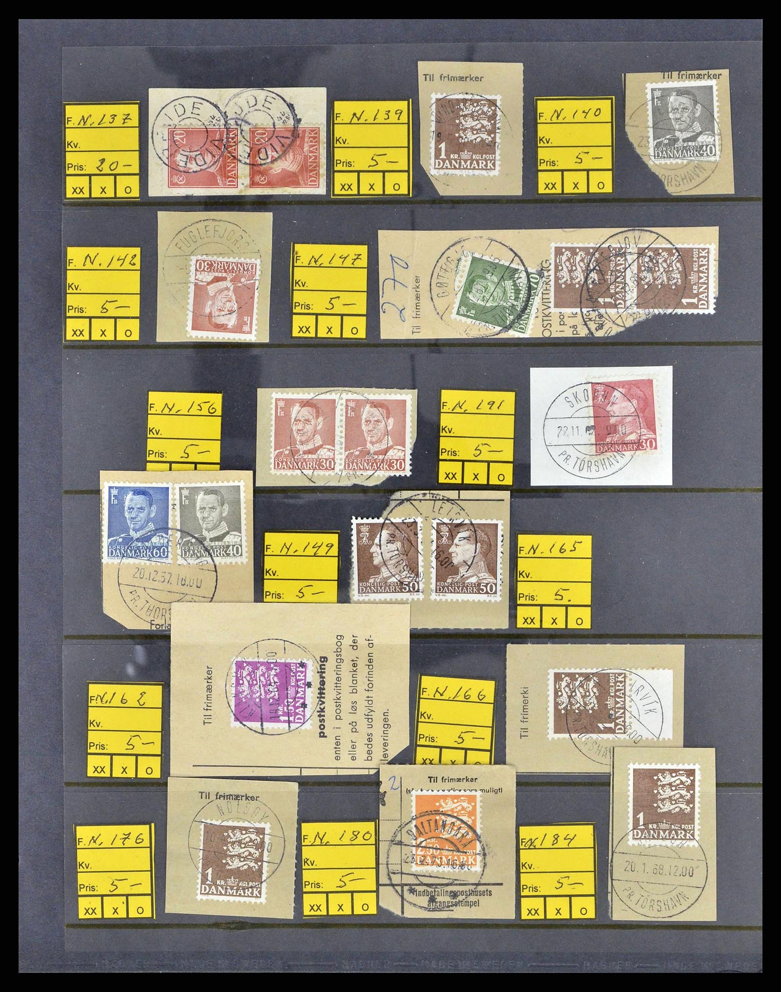 38539 0010 - Postzegelverzameling 38539 Faeroer 1923-1994.