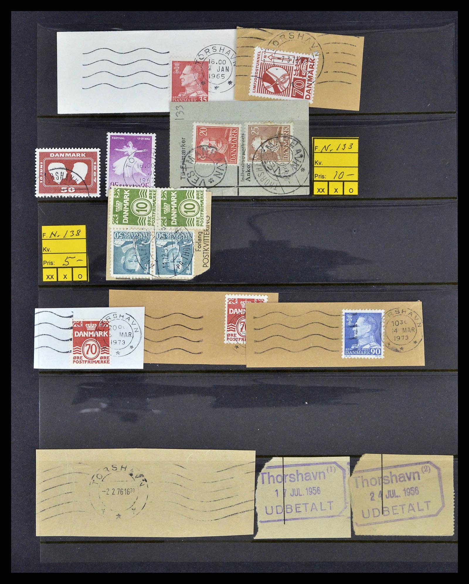 38539 0011 - Postzegelverzameling 38539 Faeroer 1923-1994.
