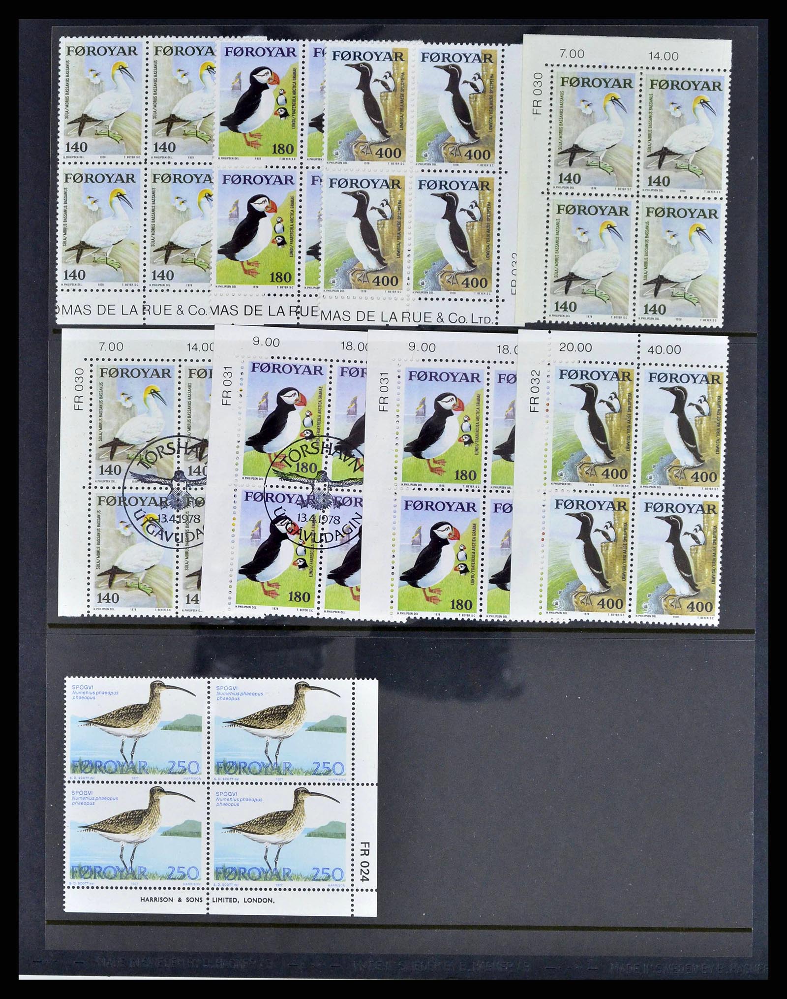 38539 0015 - Stamp collection 38539 Faroe Islands 1923-1994.