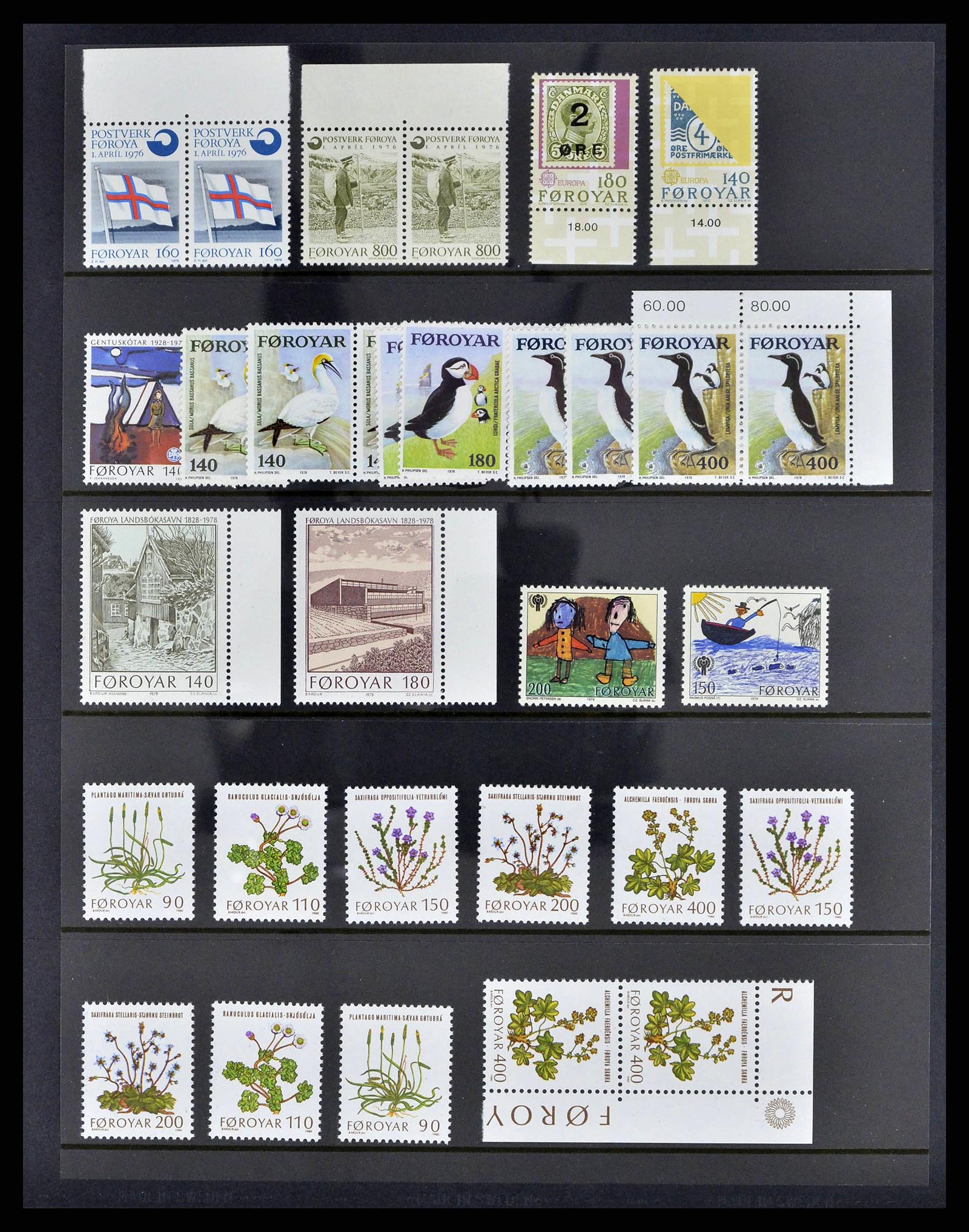 38539 0018 - Postzegelverzameling 38539 Faeroer 1923-1994.