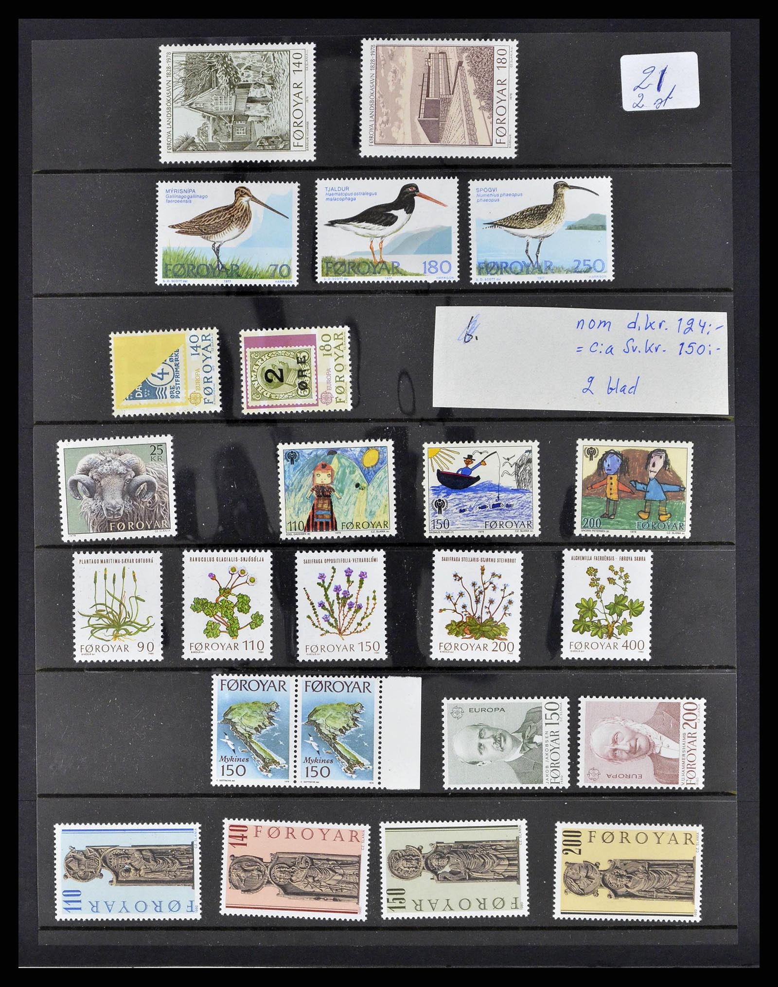 38539 0020 - Stamp collection 38539 Faroe Islands 1923-1994.