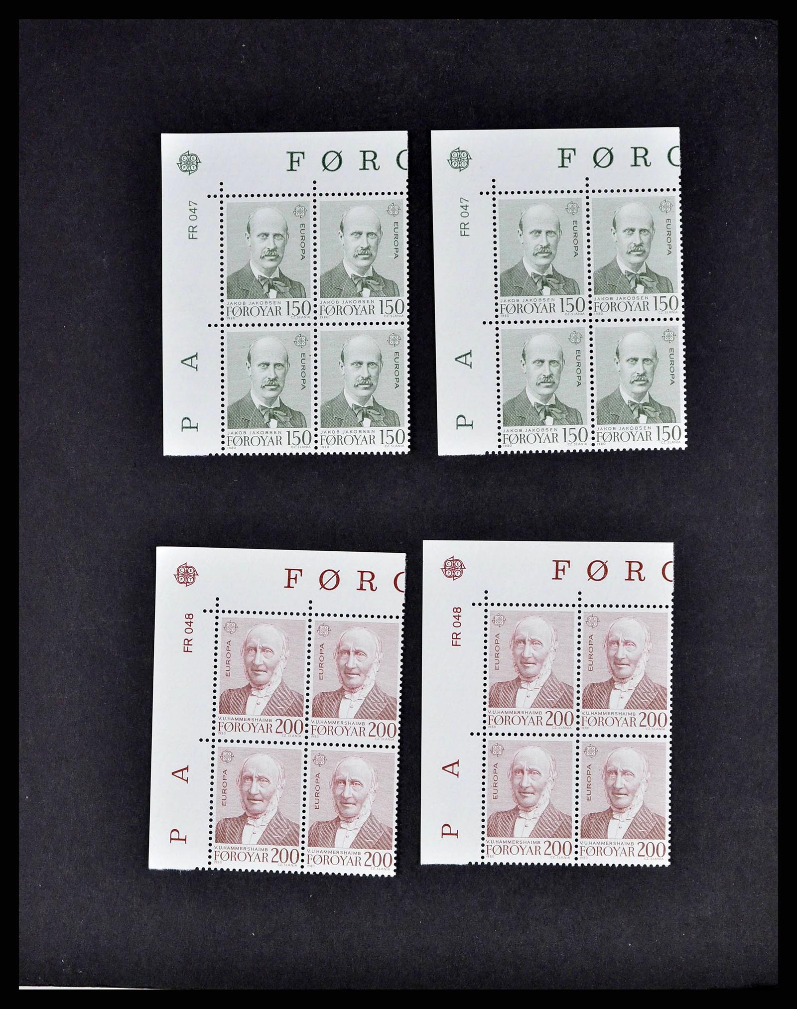 38539 0023 - Postzegelverzameling 38539 Faeroer 1923-1994.