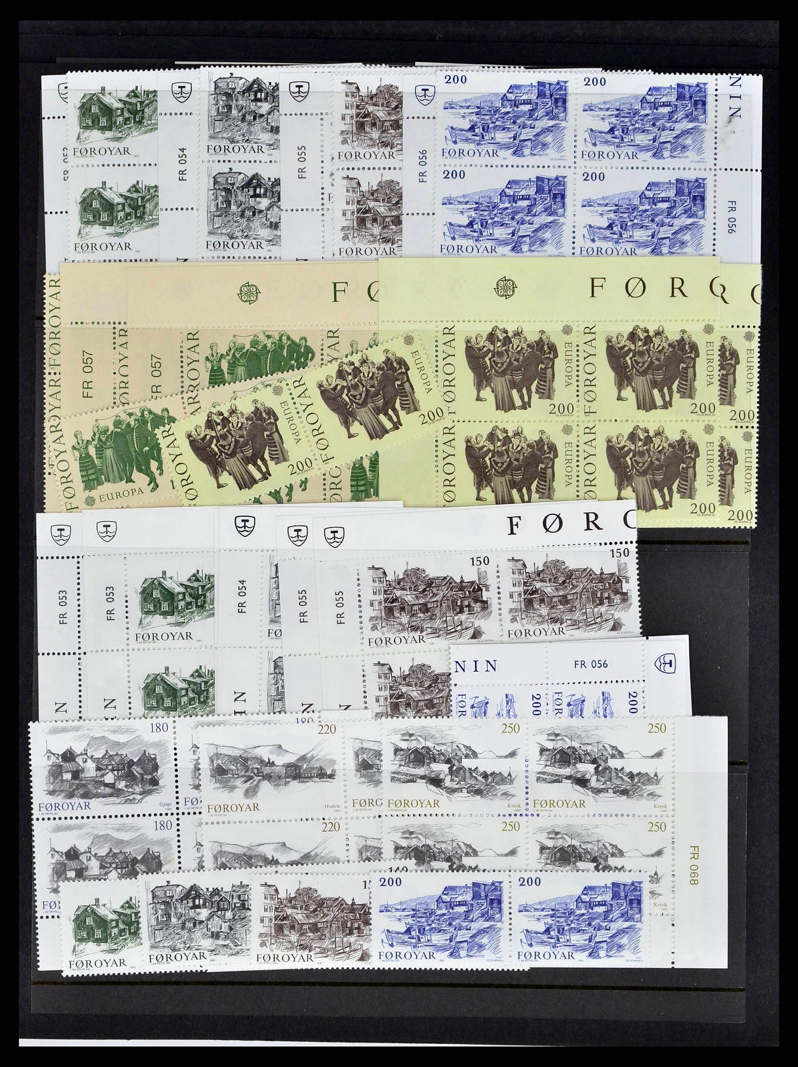 38539 0024 - Postzegelverzameling 38539 Faeroer 1923-1994.