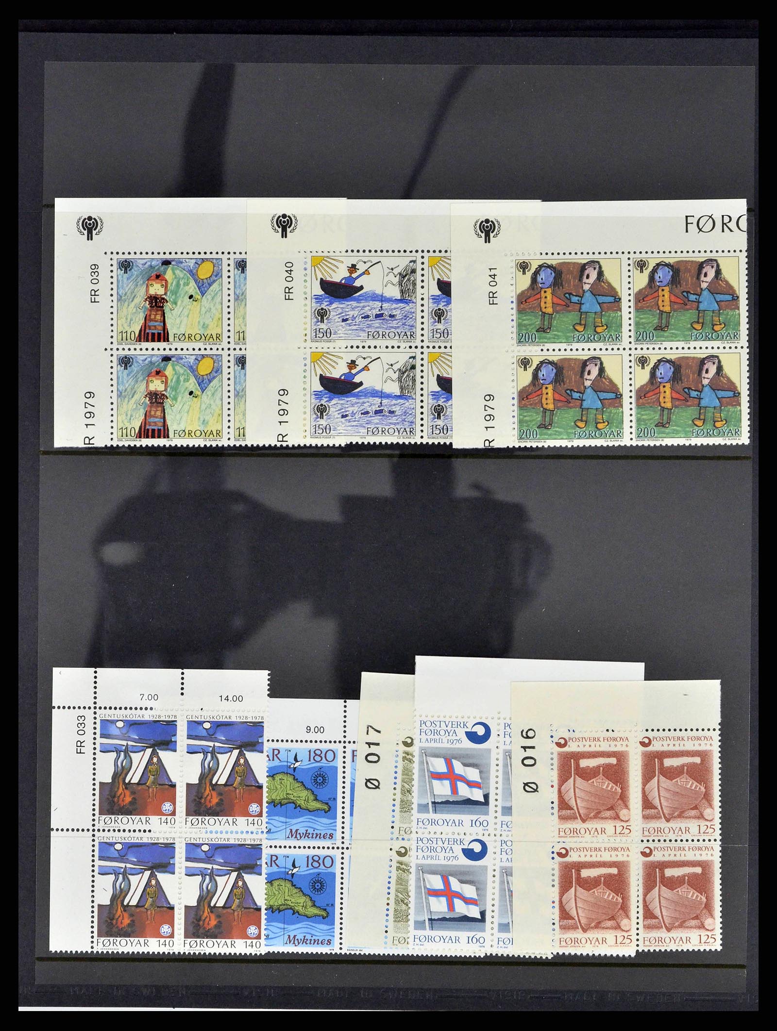 38539 0032 - Postzegelverzameling 38539 Faeroer 1923-1994.