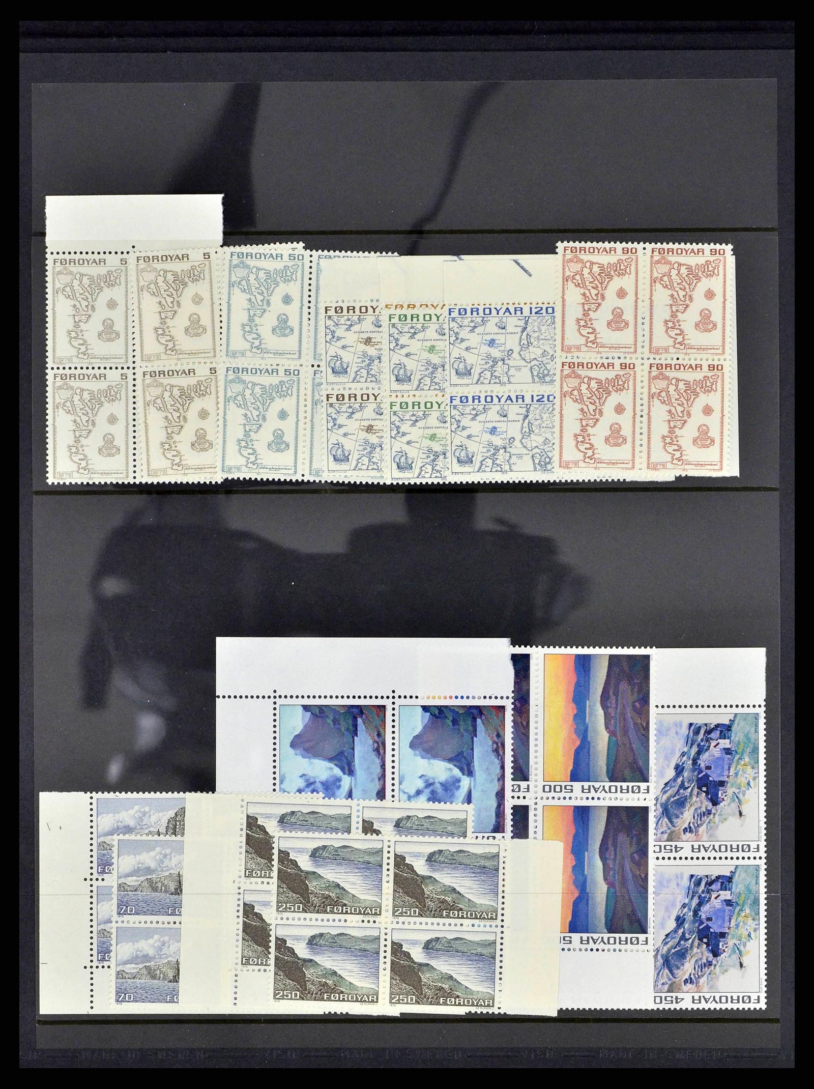 38539 0033 - Postzegelverzameling 38539 Faeroer 1923-1994.