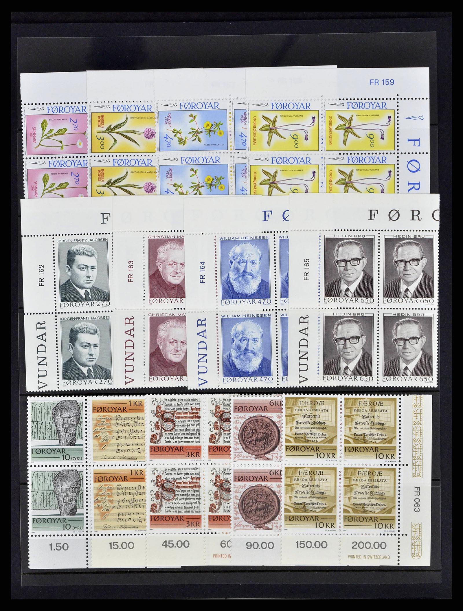 38539 0036 - Postzegelverzameling 38539 Faeroer 1923-1994.