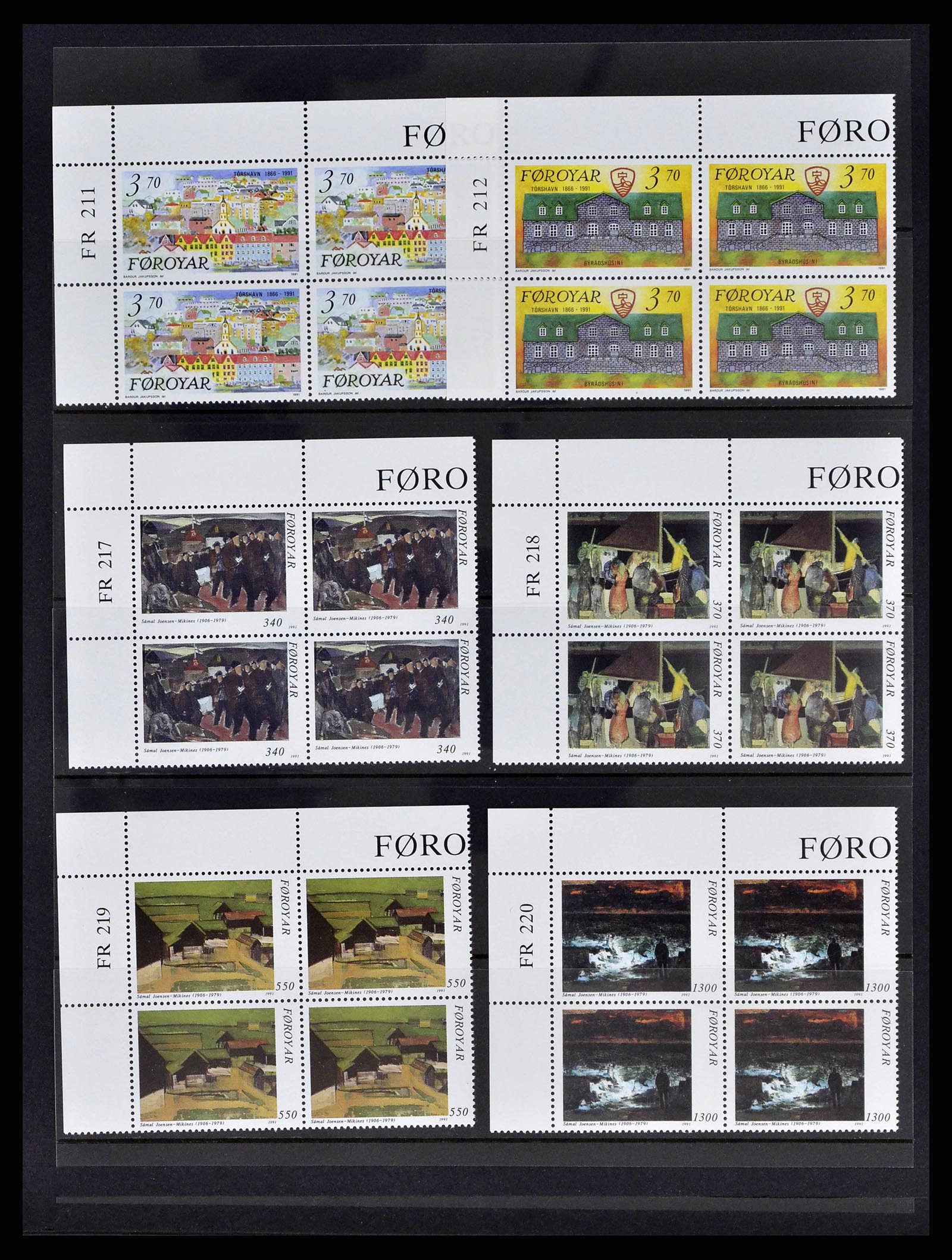 38539 0040 - Postzegelverzameling 38539 Faeroer 1923-1994.