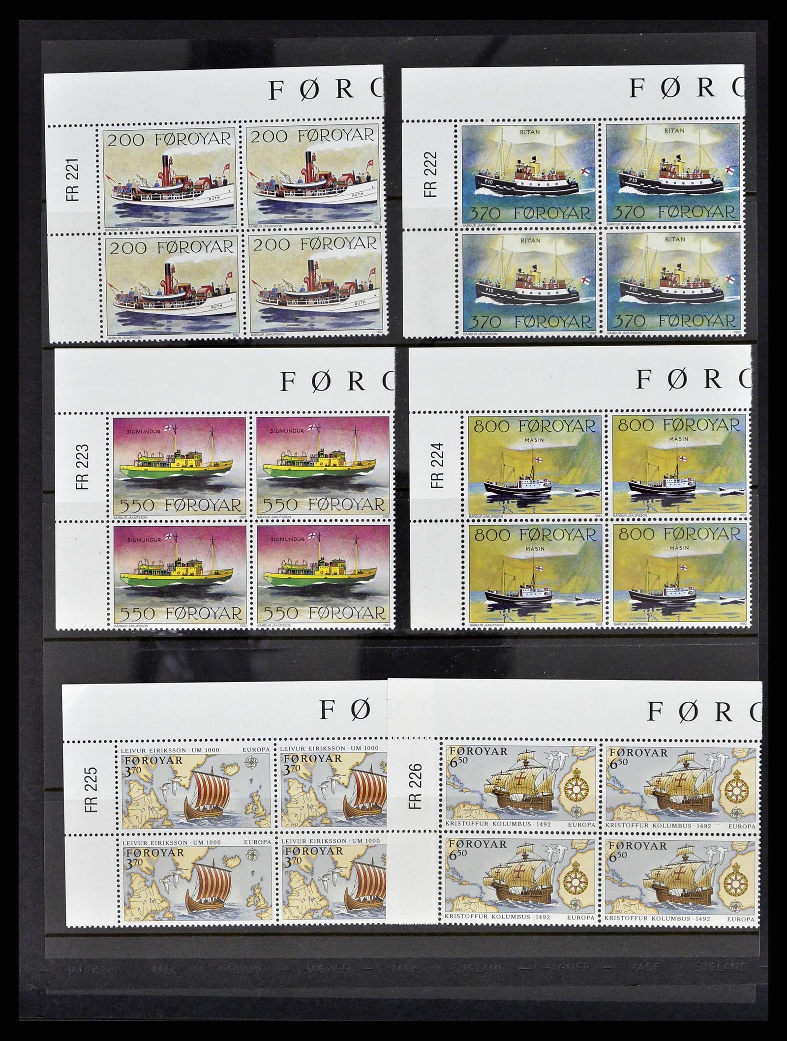 38539 0041 - Postzegelverzameling 38539 Faeroer 1923-1994.