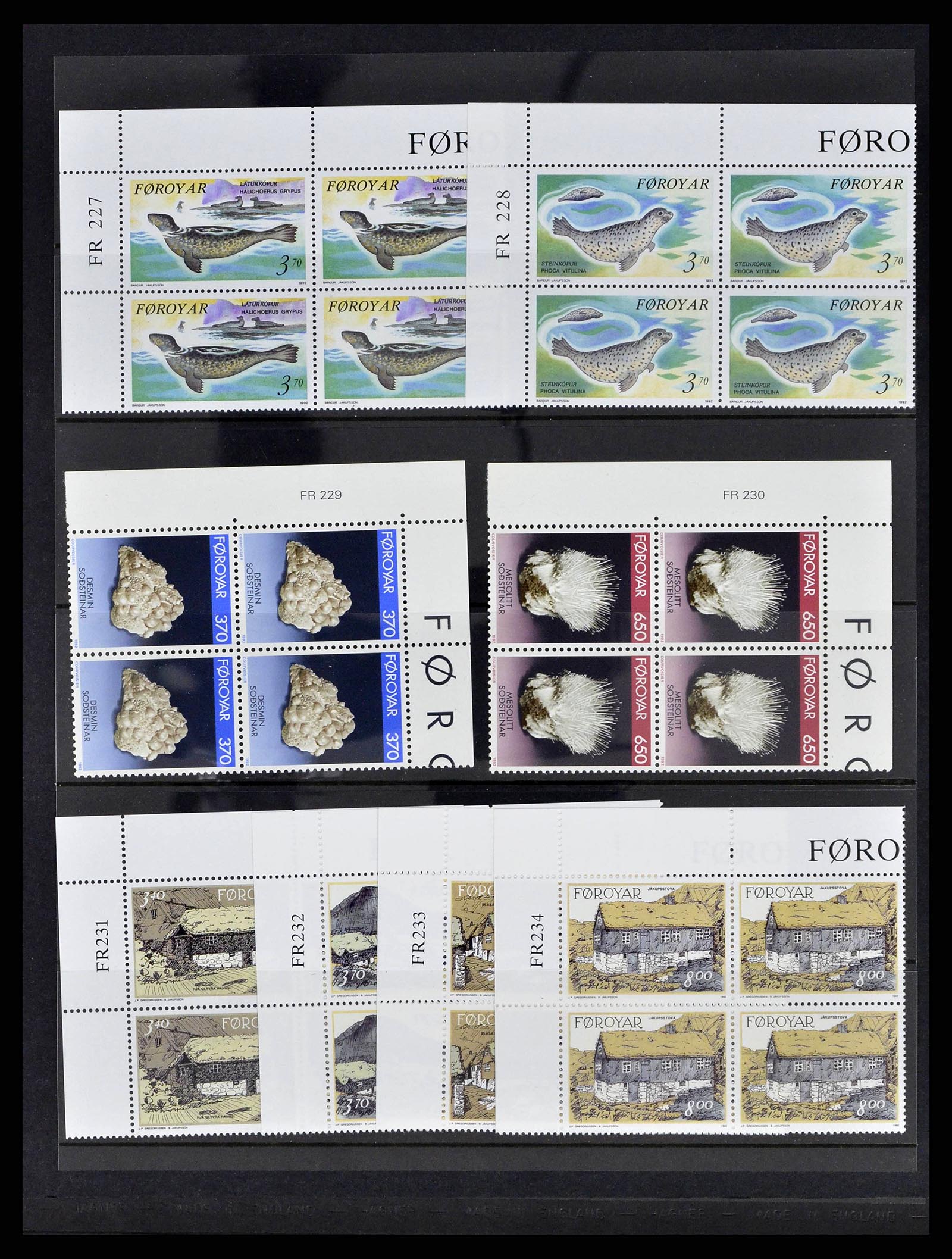 38539 0042 - Postzegelverzameling 38539 Faeroer 1923-1994.