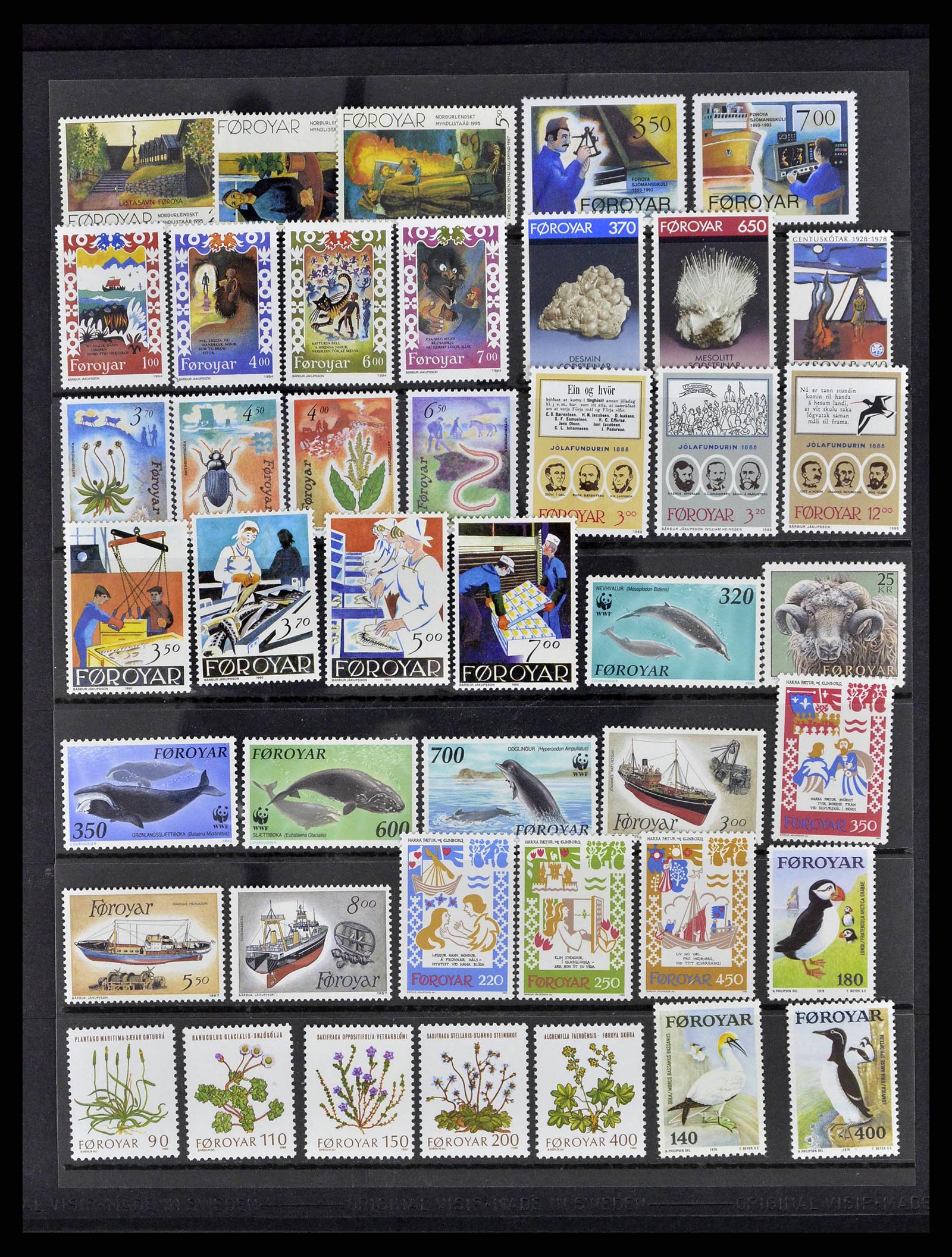 38539 0045 - Postzegelverzameling 38539 Faeroer 1923-1994.