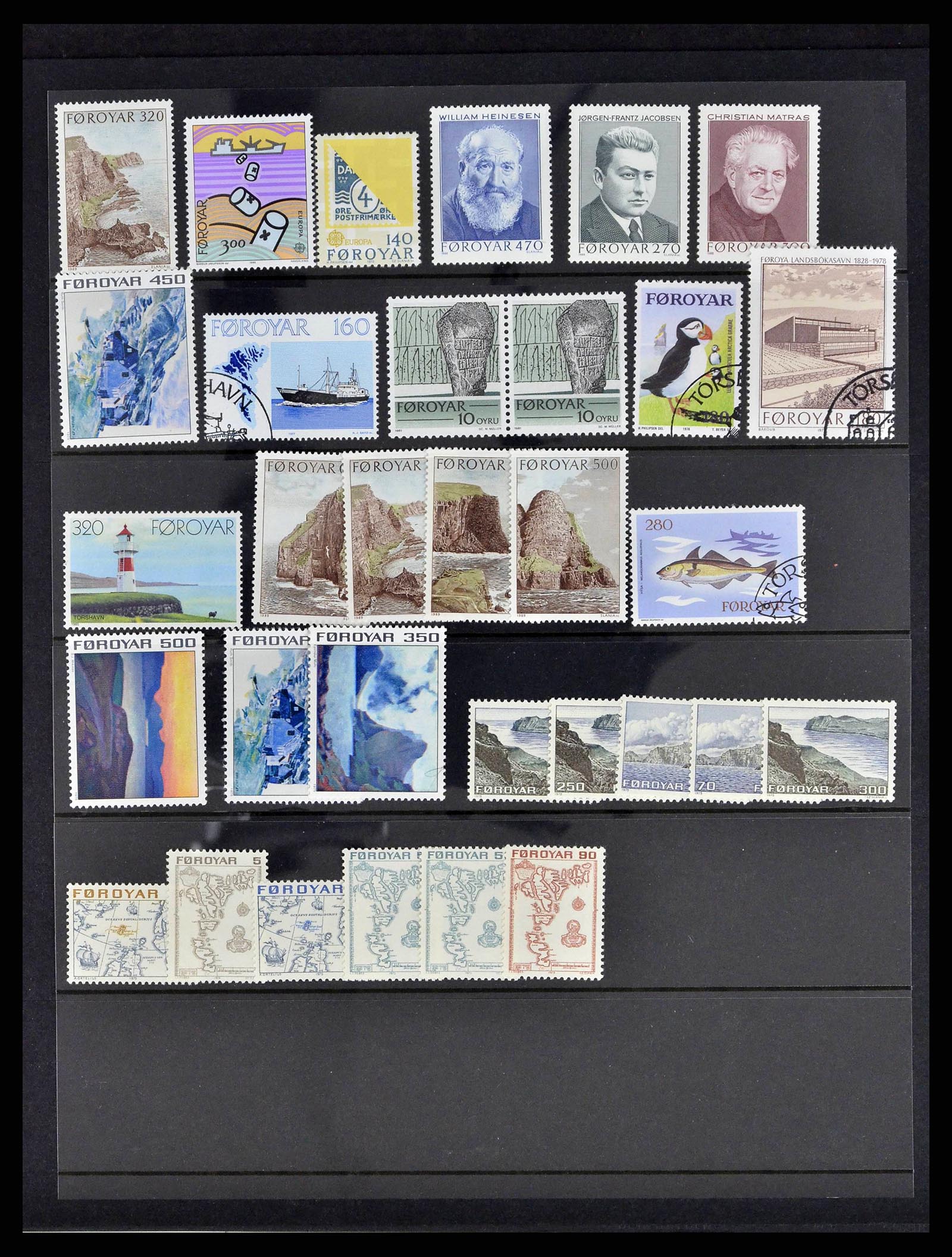 38539 0046 - Postzegelverzameling 38539 Faeroer 1923-1994.