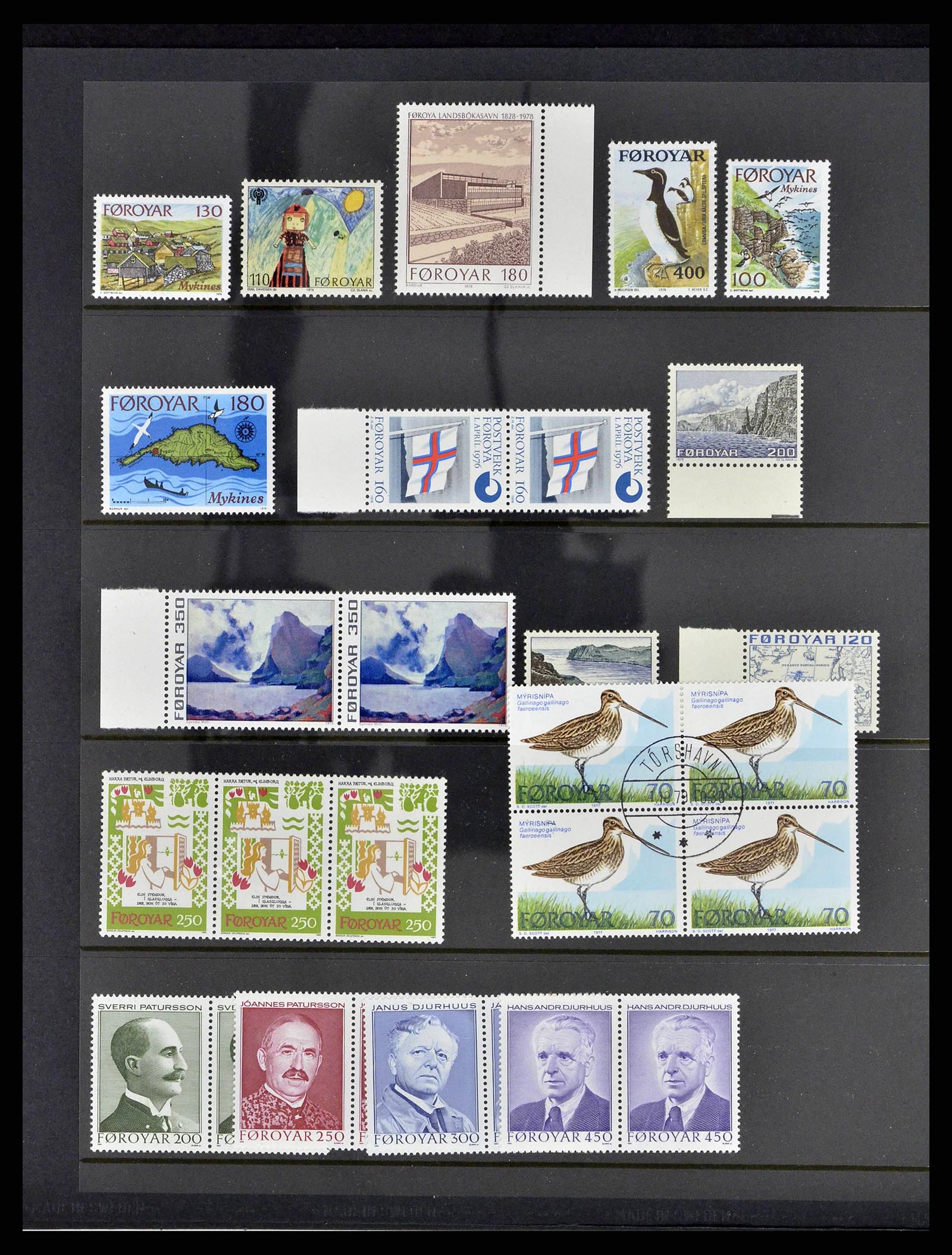 38539 0047 - Postzegelverzameling 38539 Faeroer 1923-1994.