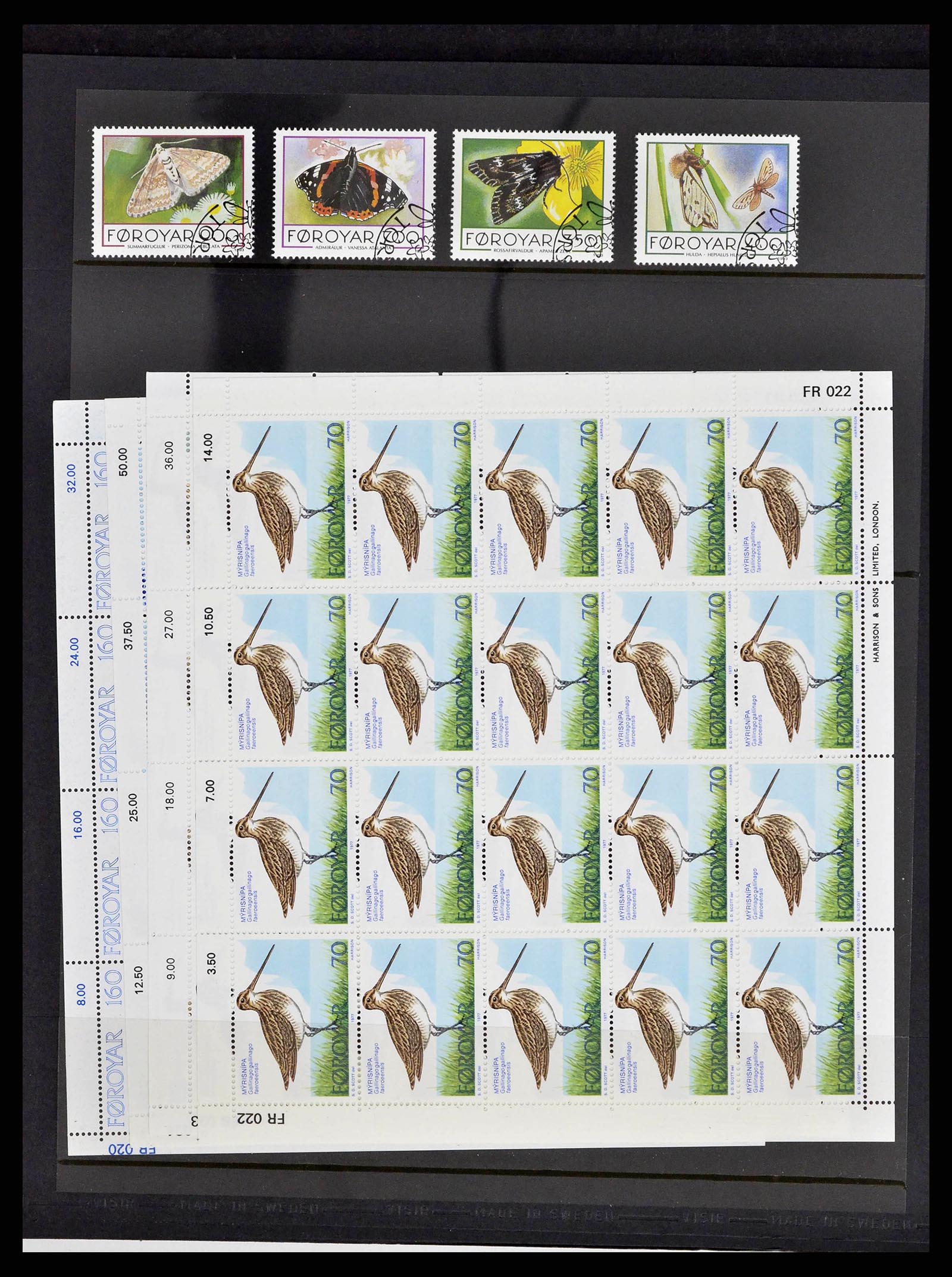 38539 0050 - Postzegelverzameling 38539 Faeroer 1923-1994.