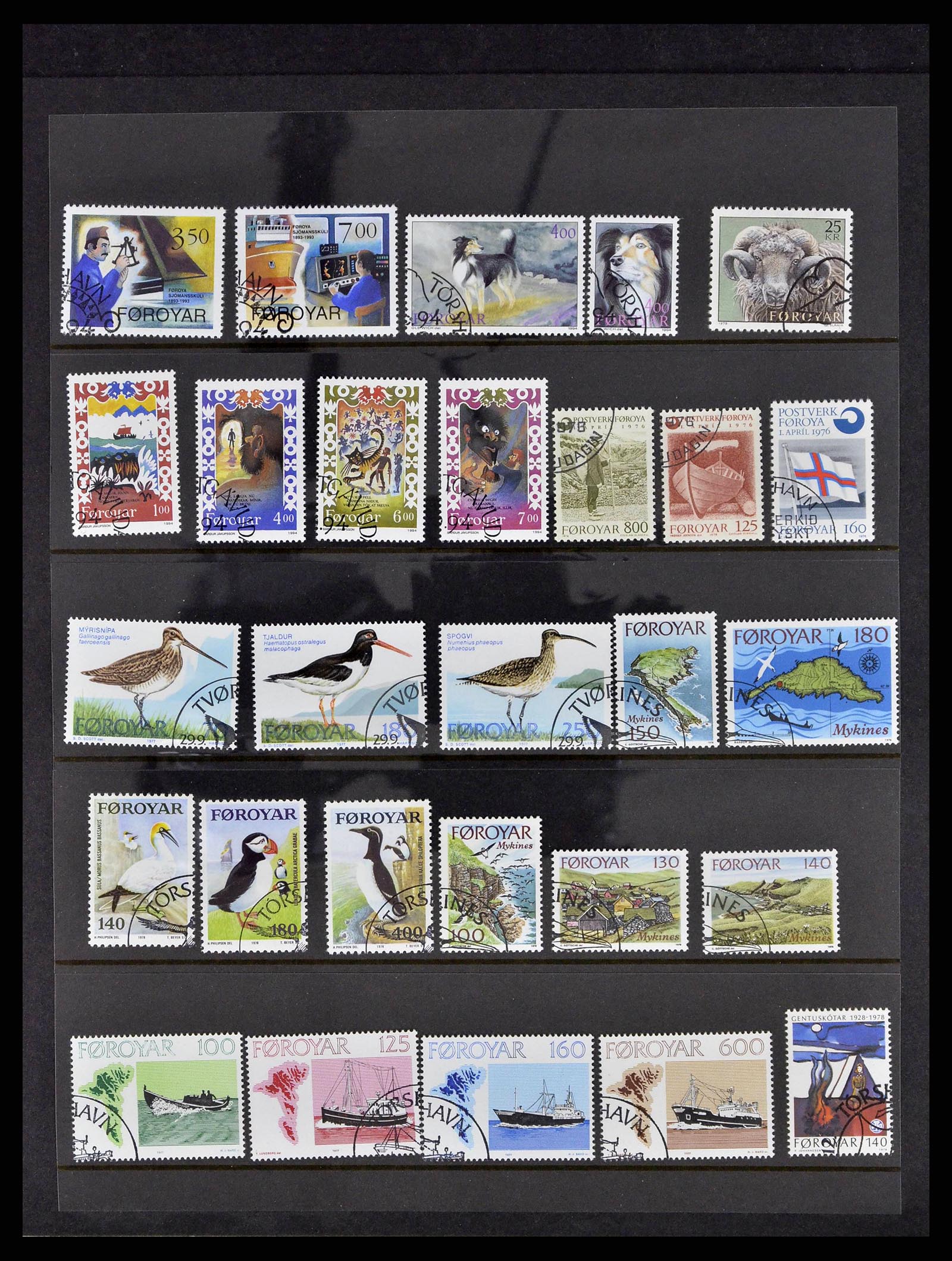 38539 0053 - Postzegelverzameling 38539 Faeroer 1923-1994.