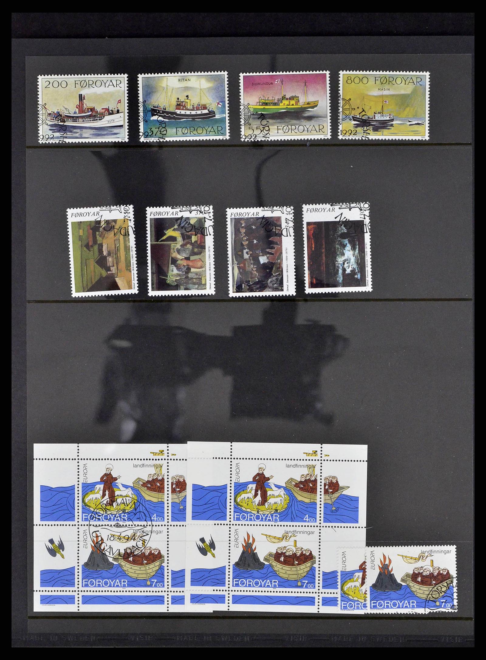 38539 0055 - Postzegelverzameling 38539 Faeroer 1923-1994.