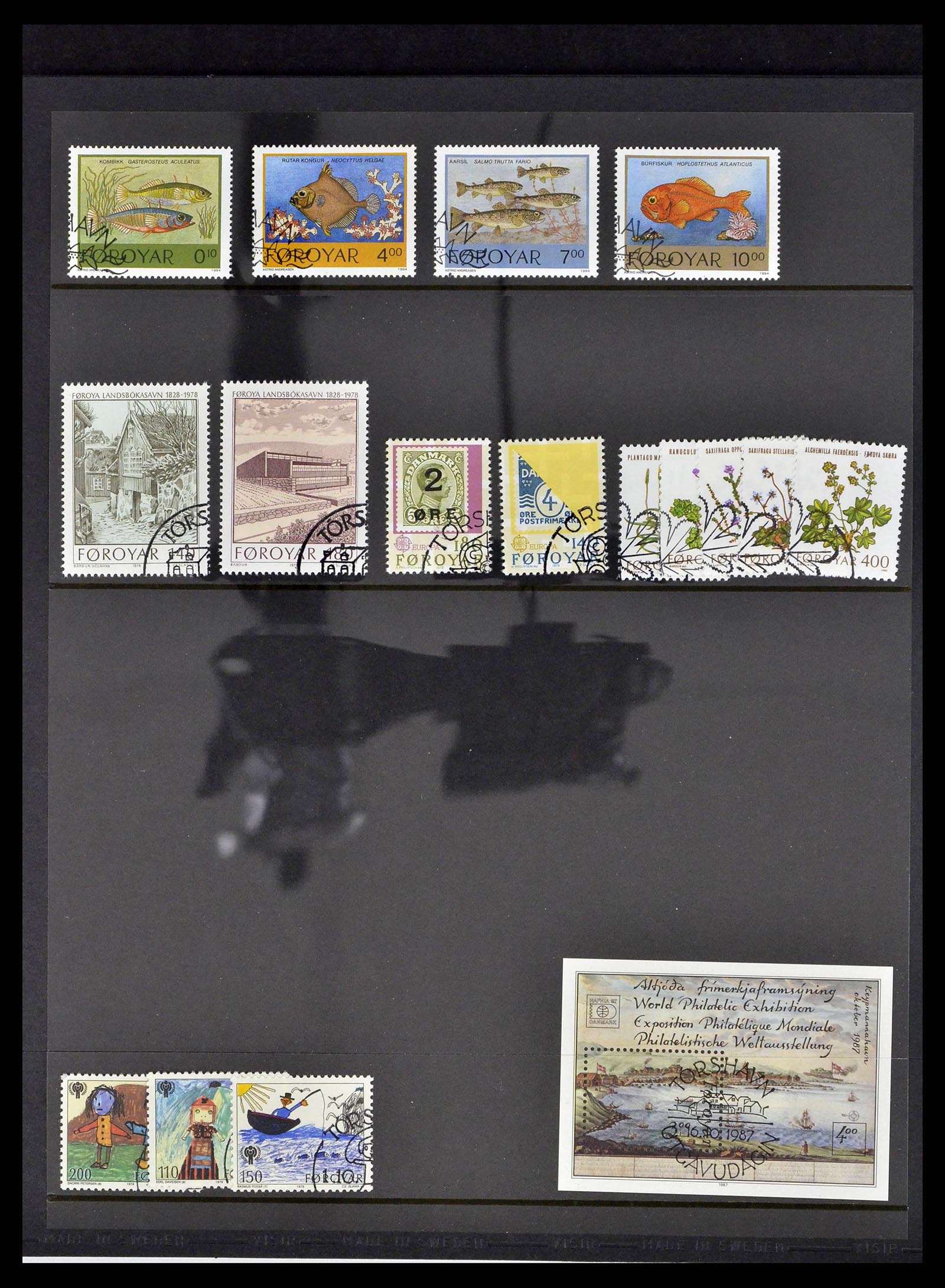38539 0056 - Postzegelverzameling 38539 Faeroer 1923-1994.
