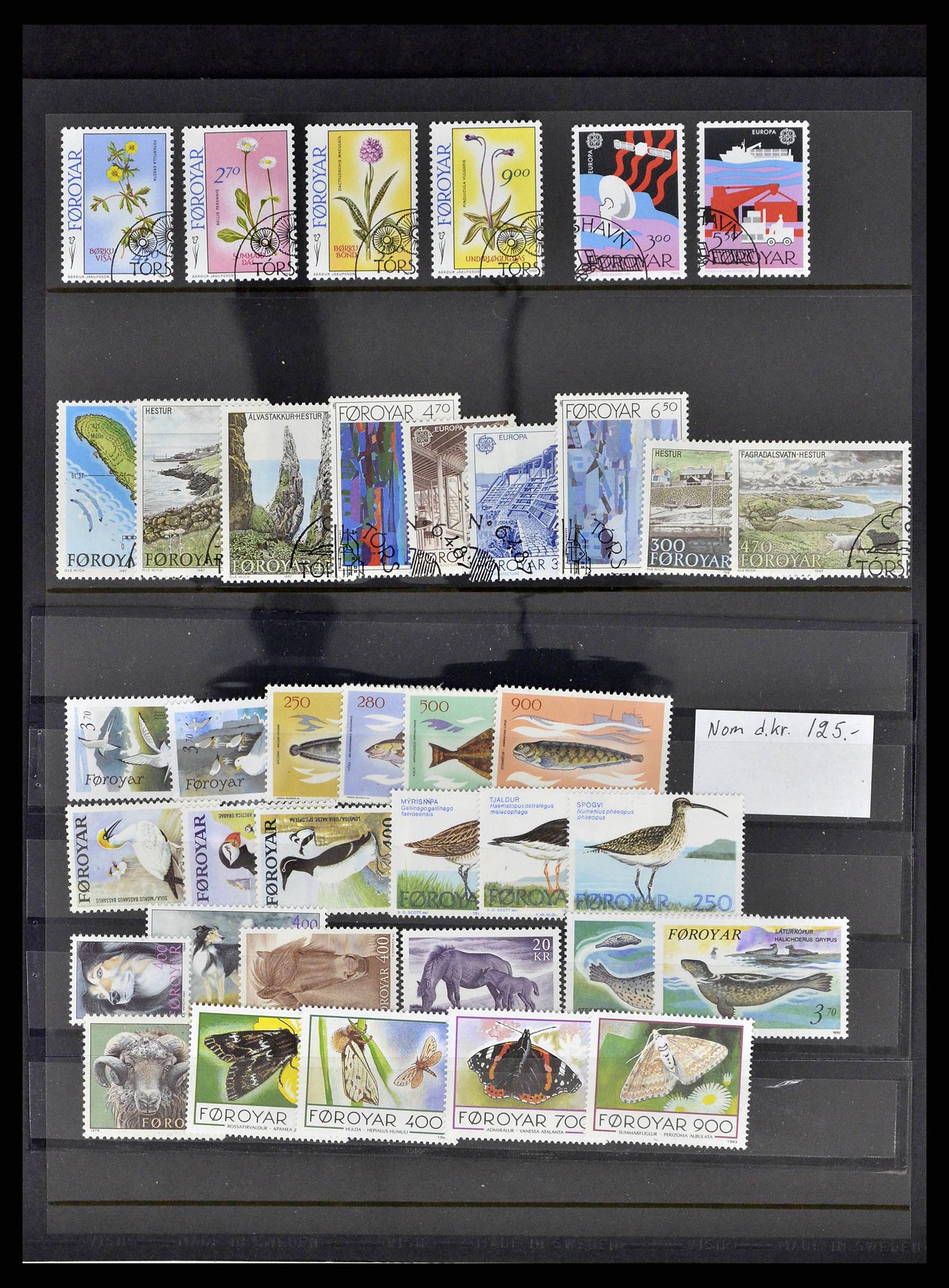 38539 0057 - Postzegelverzameling 38539 Faeroer 1923-1994.