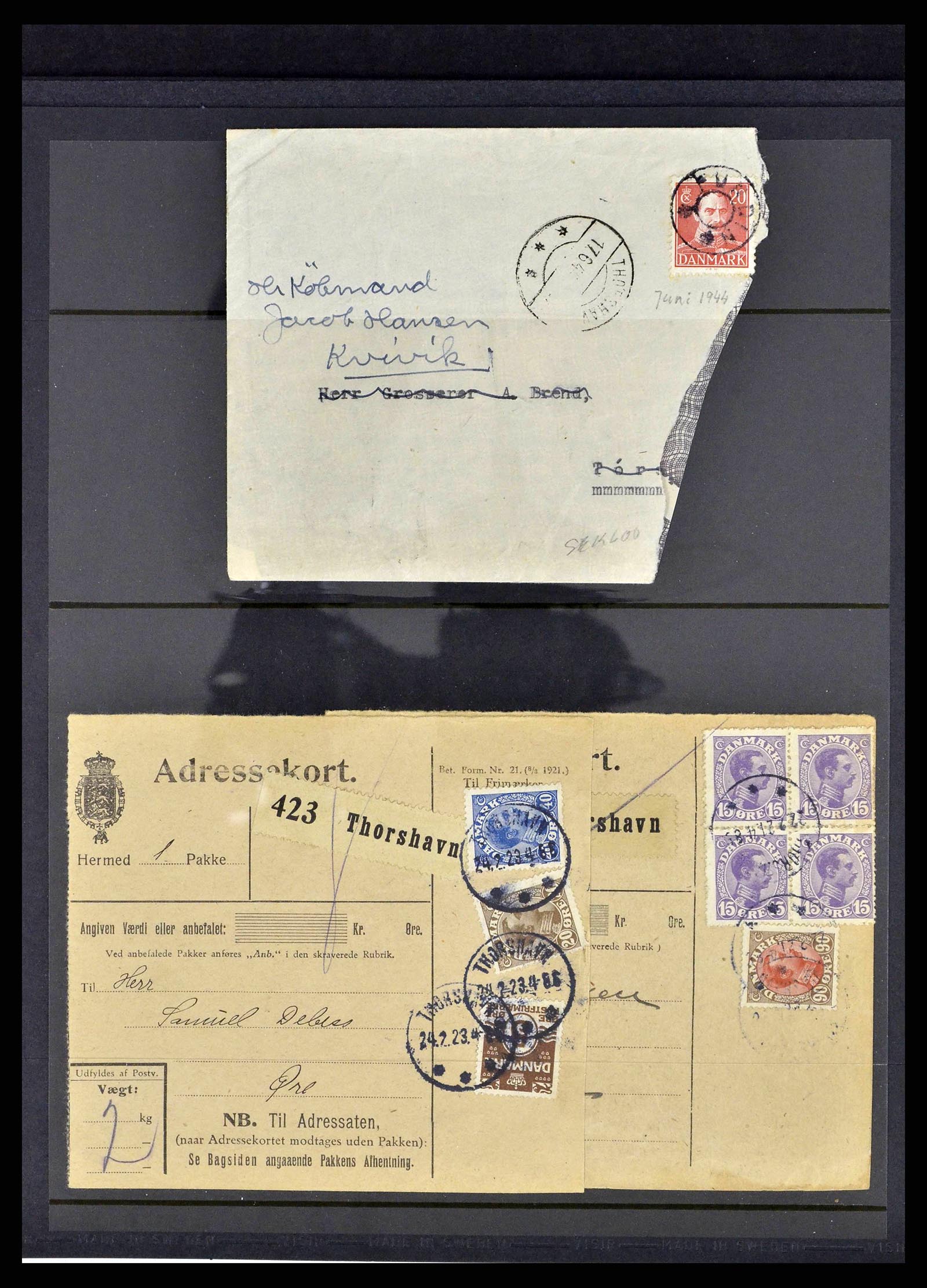38539 0059 - Postzegelverzameling 38539 Faeroer 1923-1994.