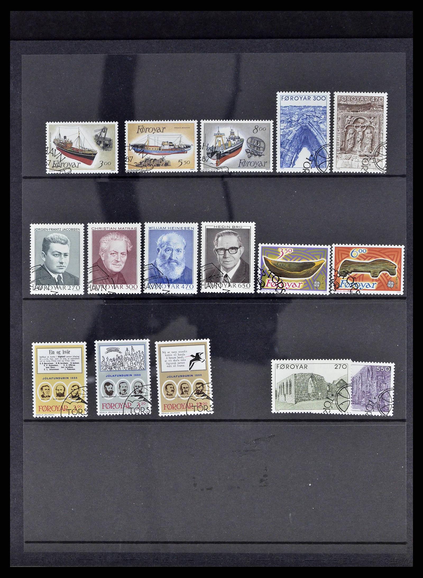 38539 0060 - Postzegelverzameling 38539 Faeroer 1923-1994.